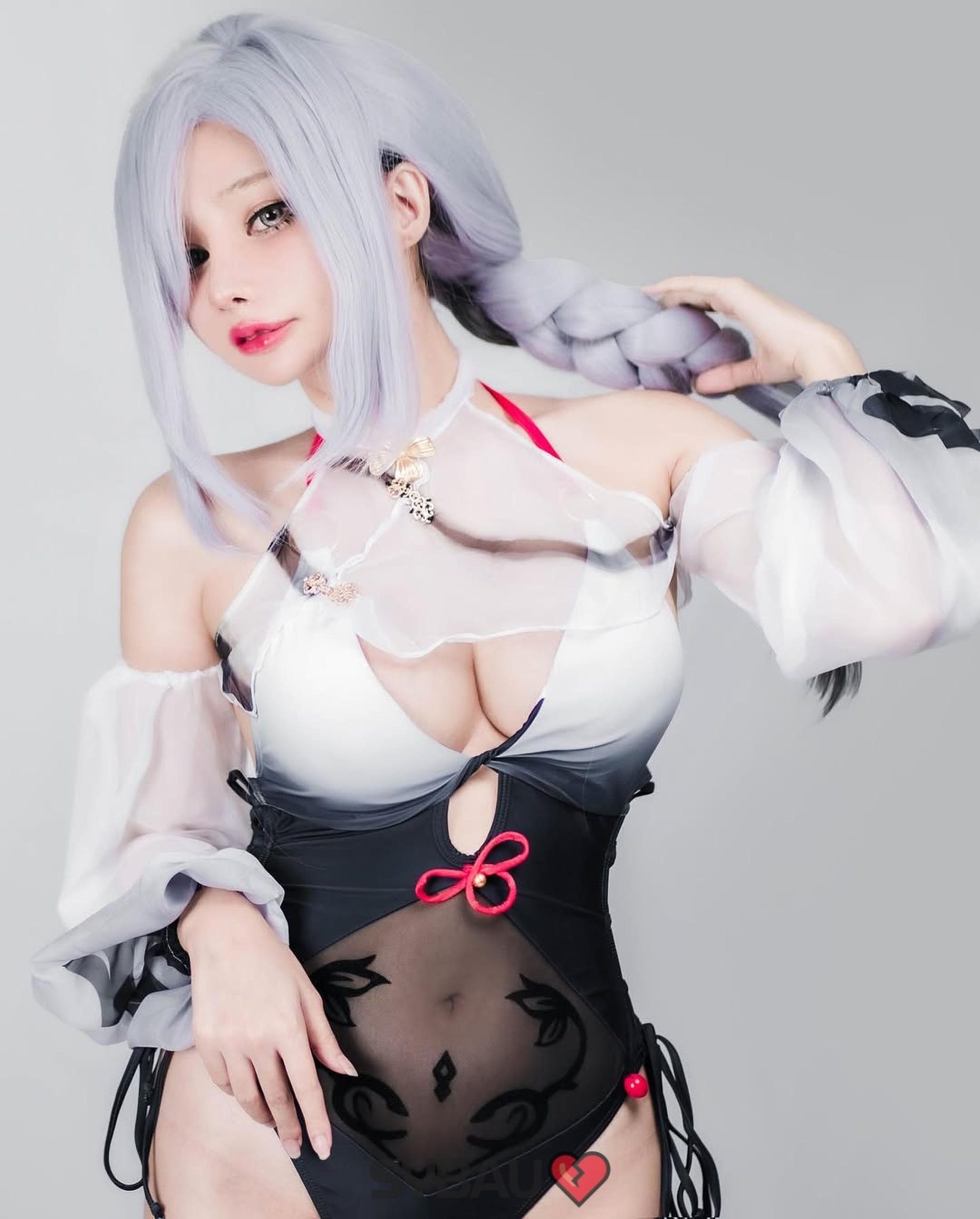 Meenfox cosplay Shenhe Genshin Impact 3 scaled