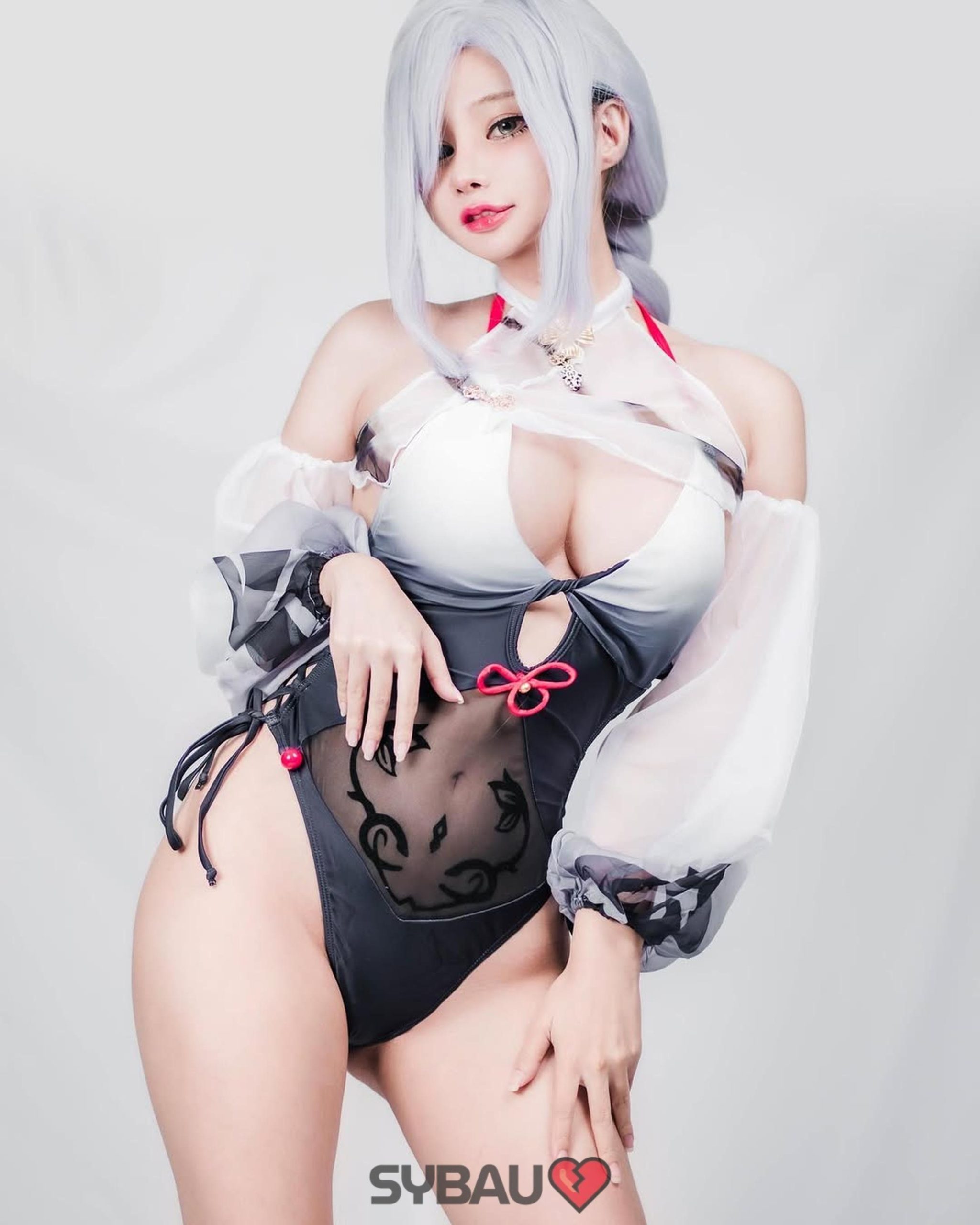 Meenfox cosplay Shenhe Genshin Impact 4 scaled