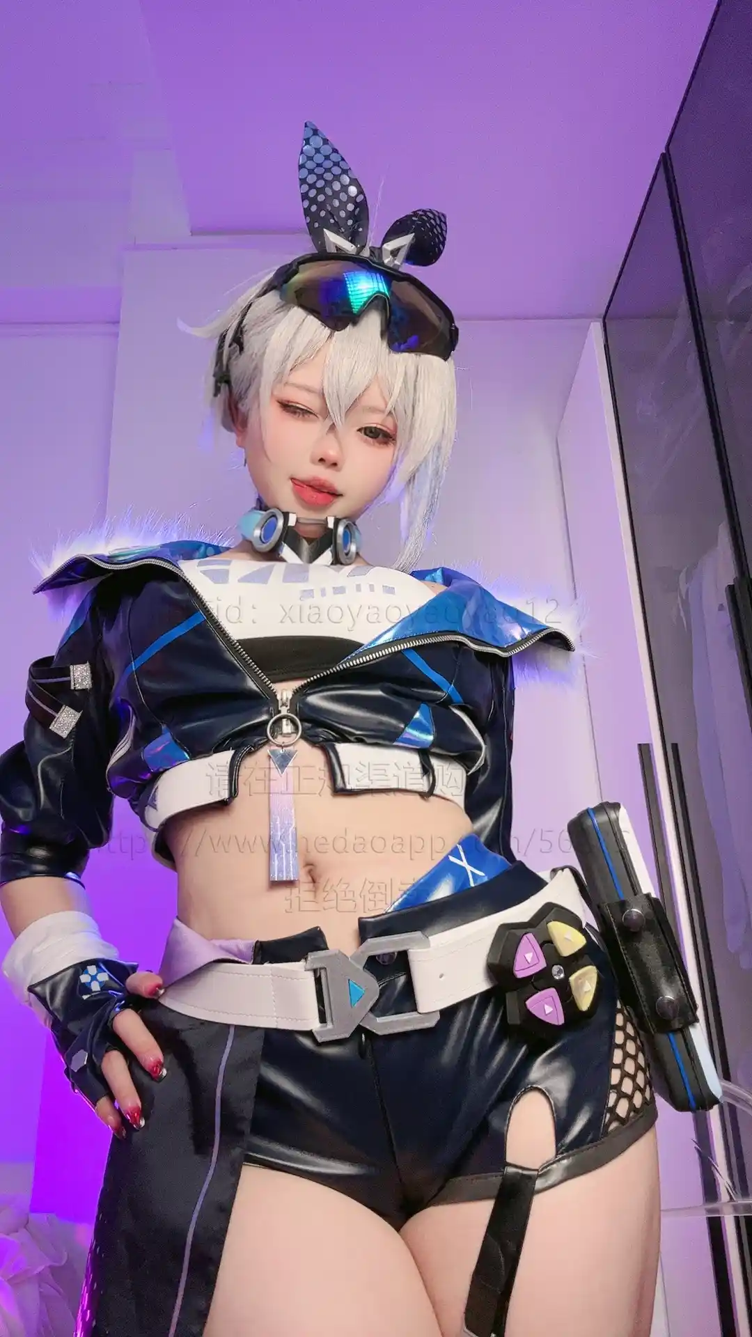 小瑶幺幺 xiaoyaoyaoyao12 cosplay Silver Wolf – HonkaiStar Rail 19