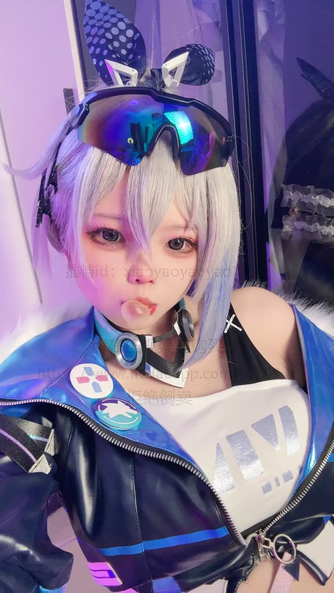 小瑶幺幺 xiaoyaoyaoyao12 cosplay Silver Wolf – HonkaiStar Rail 21