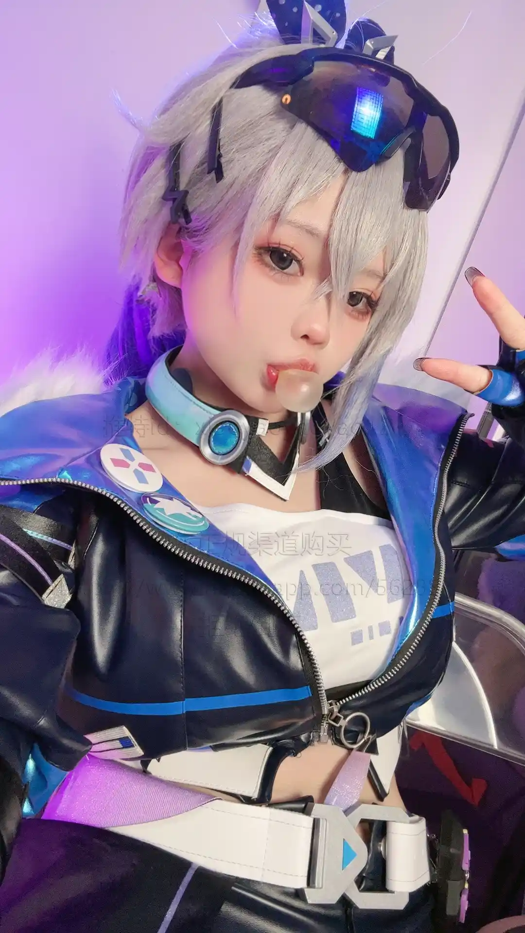 小瑶幺幺 xiaoyaoyaoyao12 cosplay Silver Wolf – HonkaiStar Rail 23
