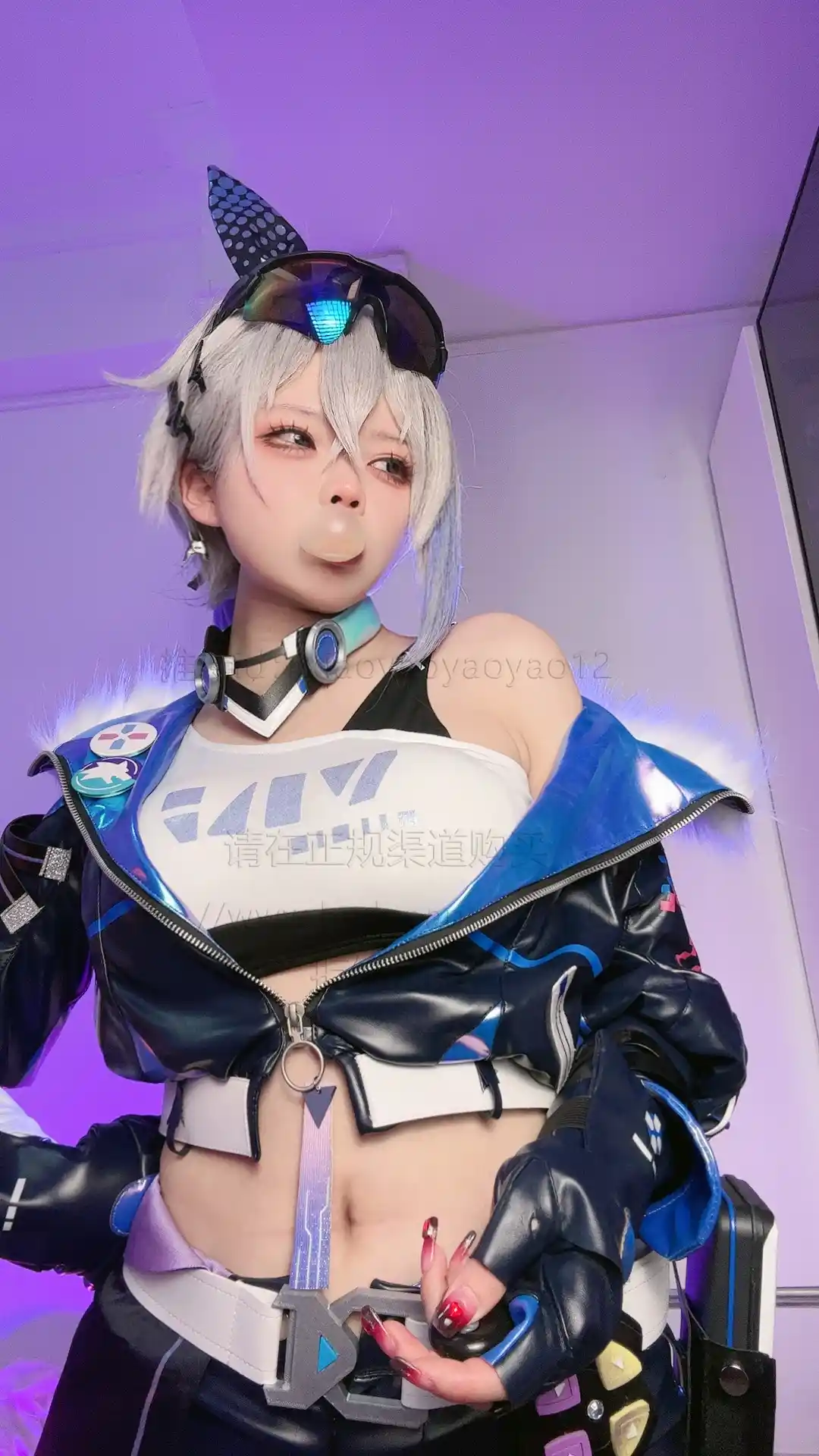 小瑶幺幺 xiaoyaoyaoyao12 cosplay Silver Wolf – HonkaiStar Rail 26