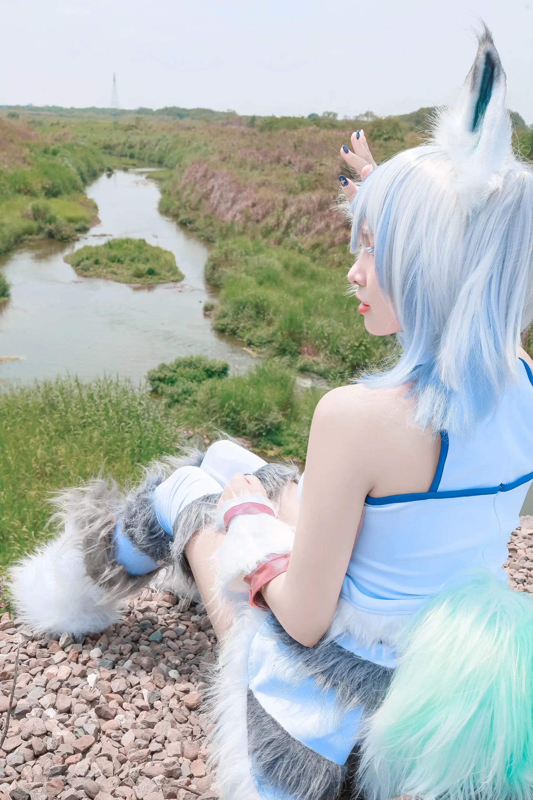 慕慕Momo cosplay Setsuna Redo of Healer 9 scaled