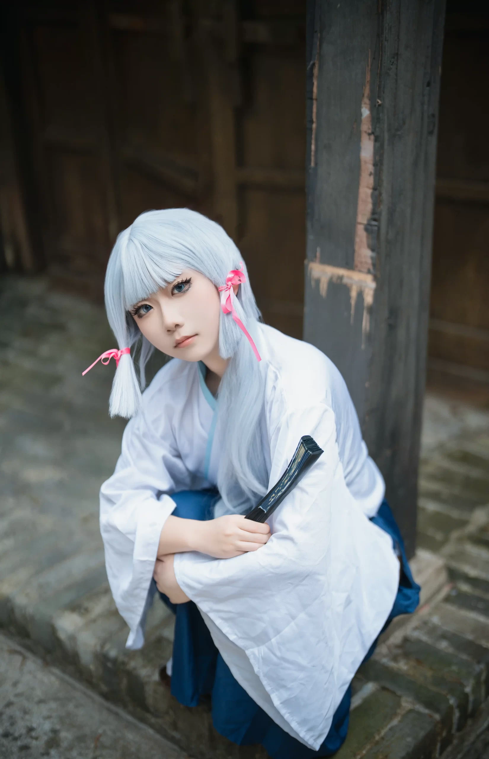 摄影师翎梵 Sheying Shi Ling Fan cosplay Ayaka Kamisato Kendo Genshin Impact 5 scaled
