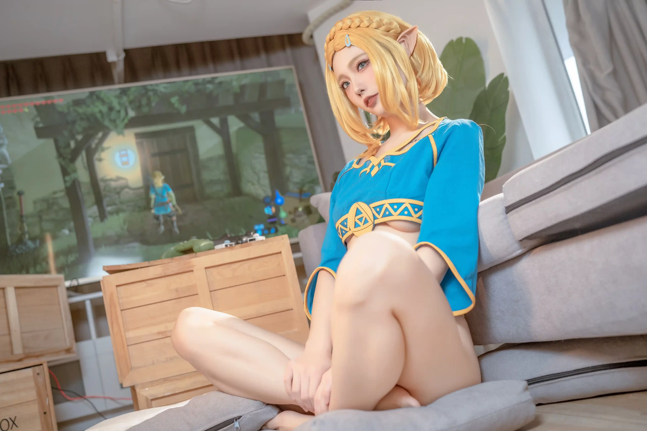 桃良阿宅 taoliangazhai cosplay Princess Zelda The Legend of Zelda 62 scaled