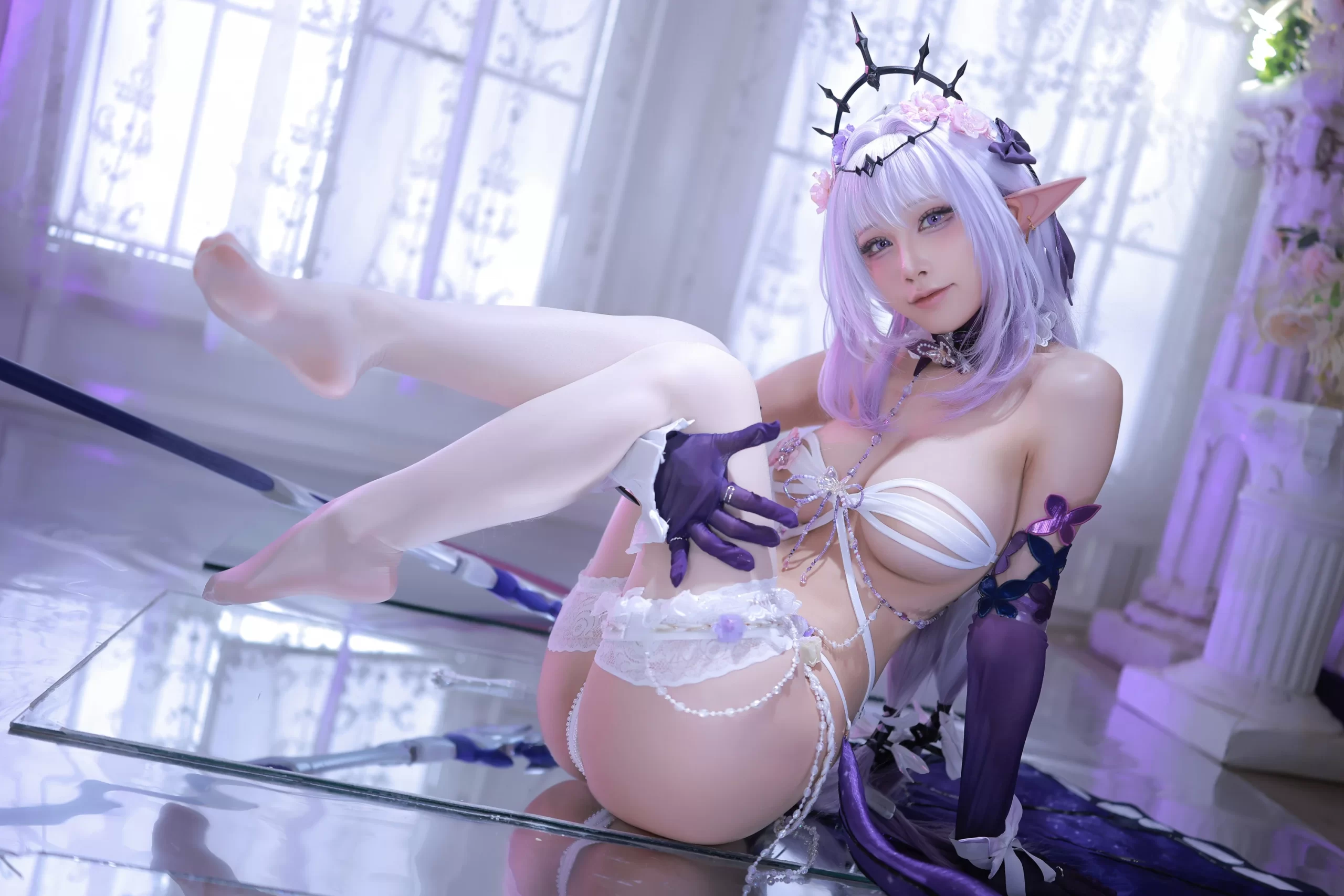 水淼Aqua cosplay Castorice HonkaiStar Rail 15 scaled