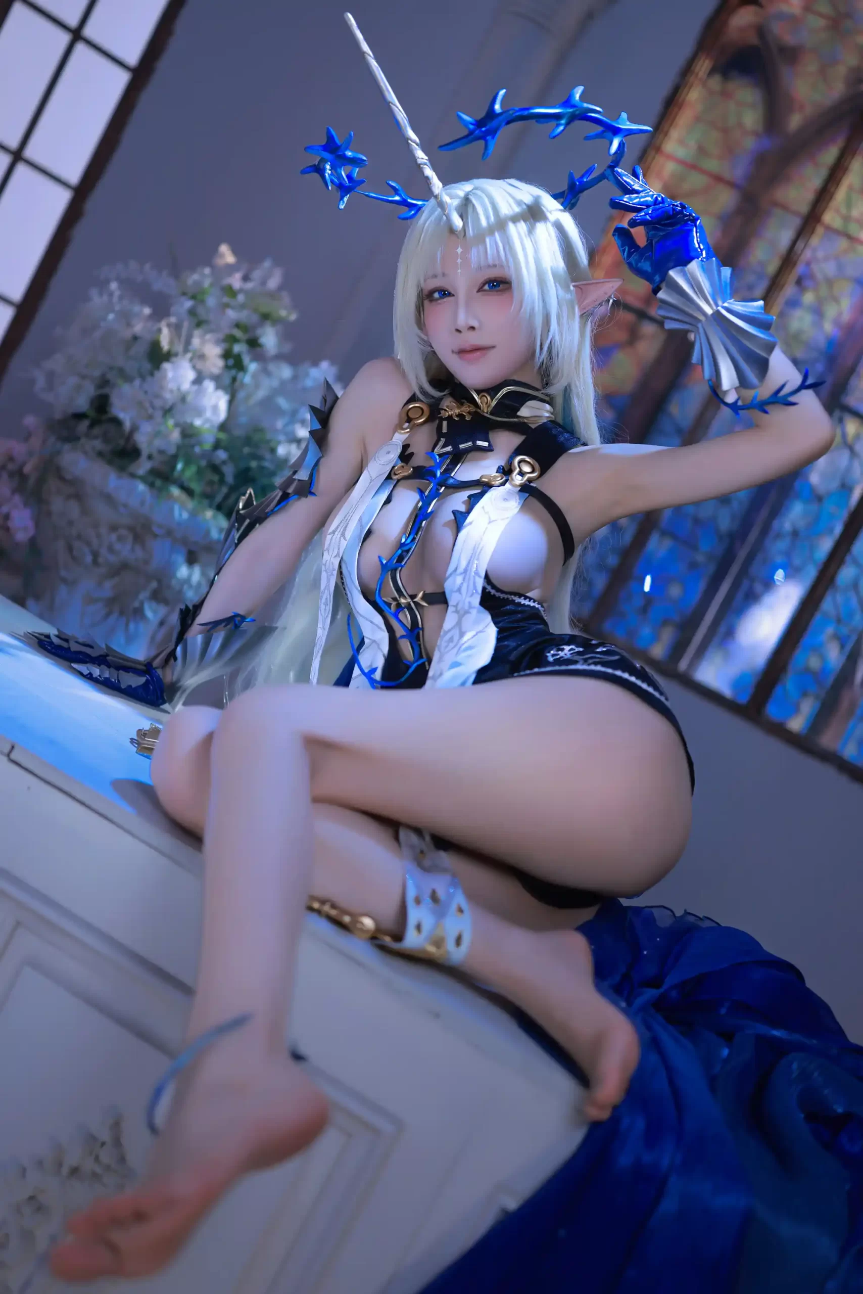 水淼Aqua cosplay Fleurdelys Wuthering Waves 13 scaled