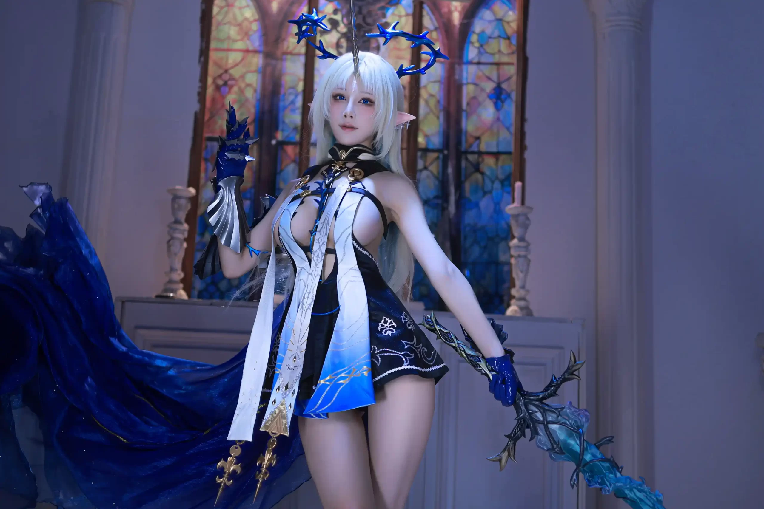 水淼Aqua cosplay Fleurdelys Wuthering Waves 2 scaled