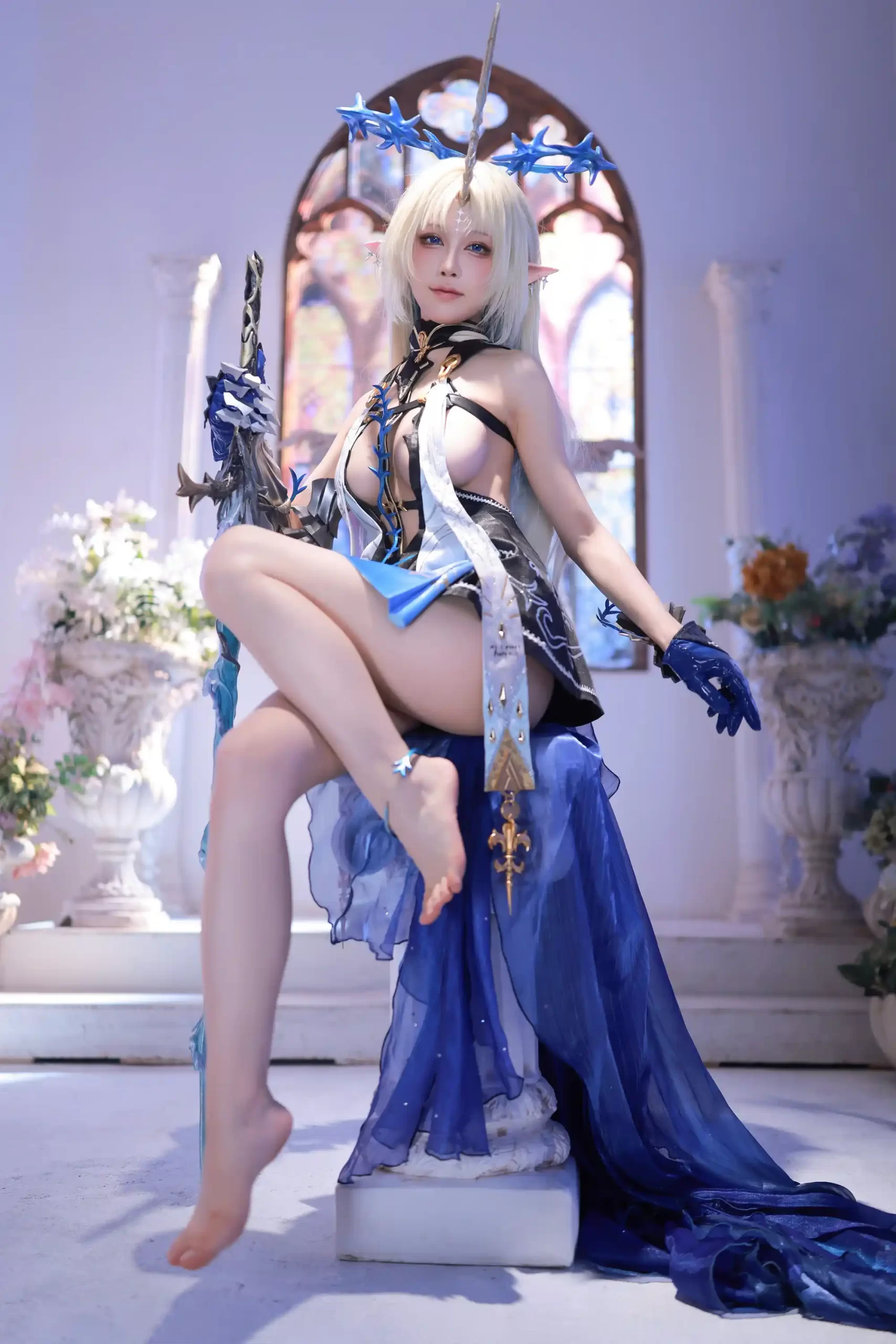 水淼Aqua cosplay Fleurdelys Wuthering Waves 27 scaled