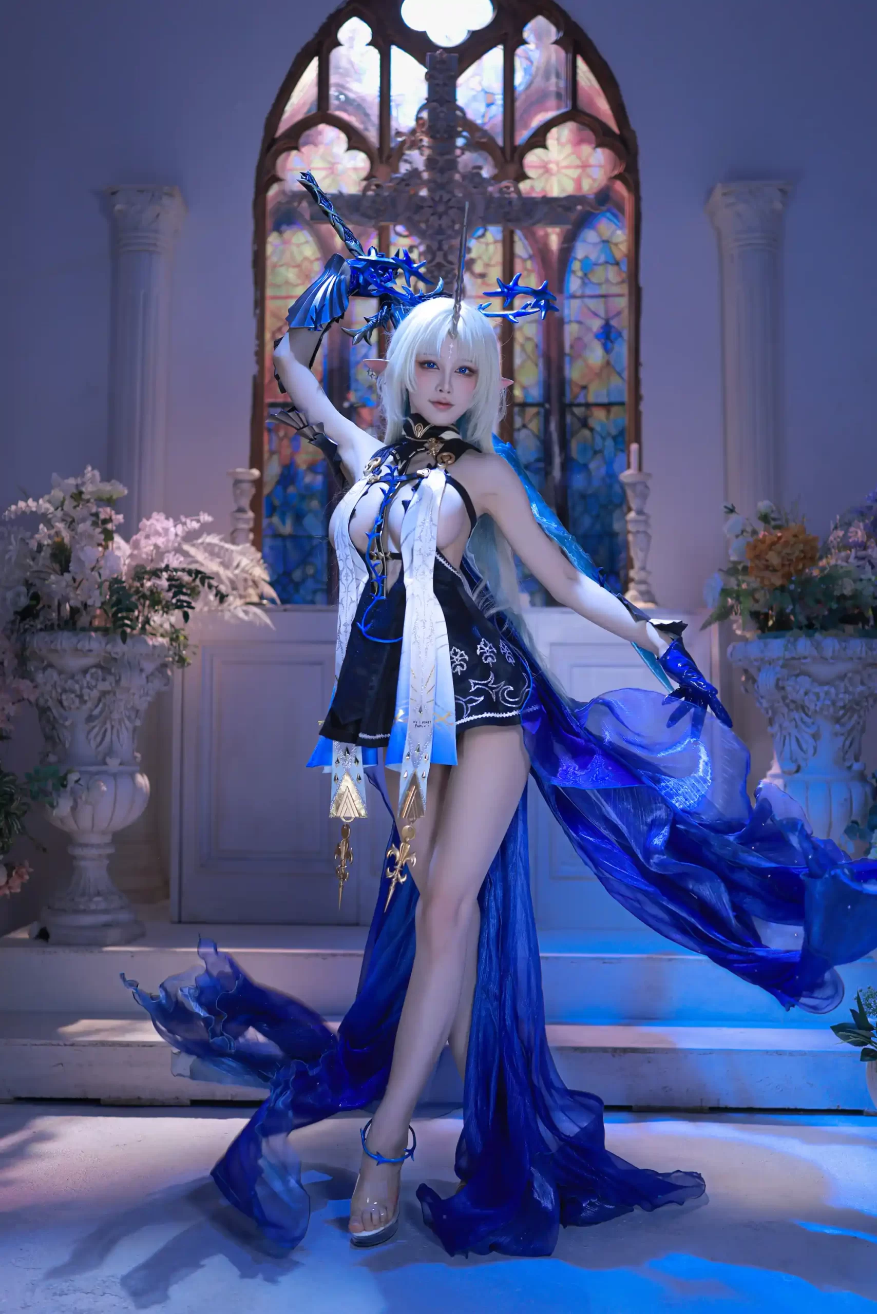 水淼Aqua cosplay Fleurdelys Wuthering Waves 3 scaled