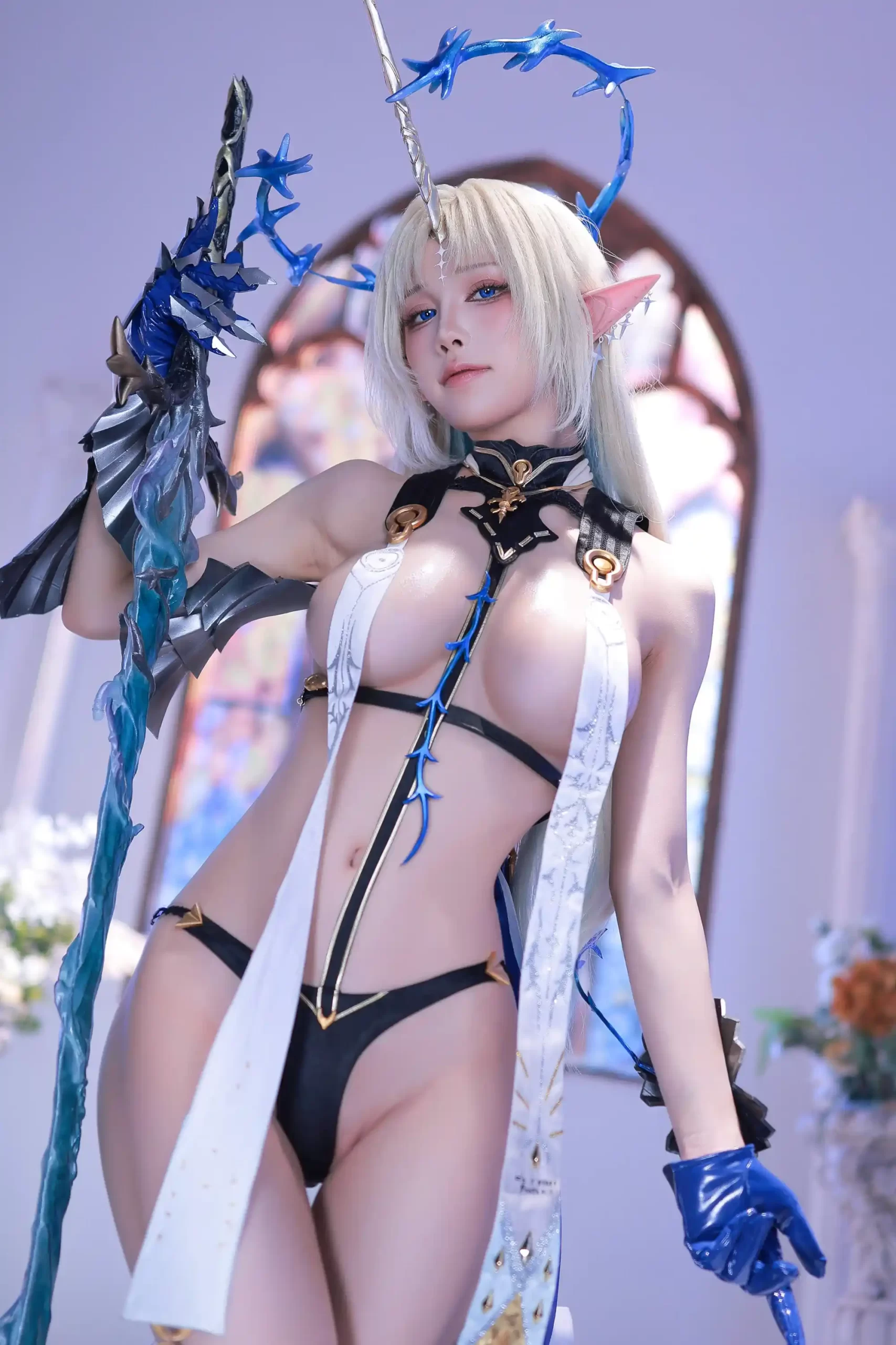 水淼Aqua cosplay Fleurdelys Wuthering Waves 40 scaled