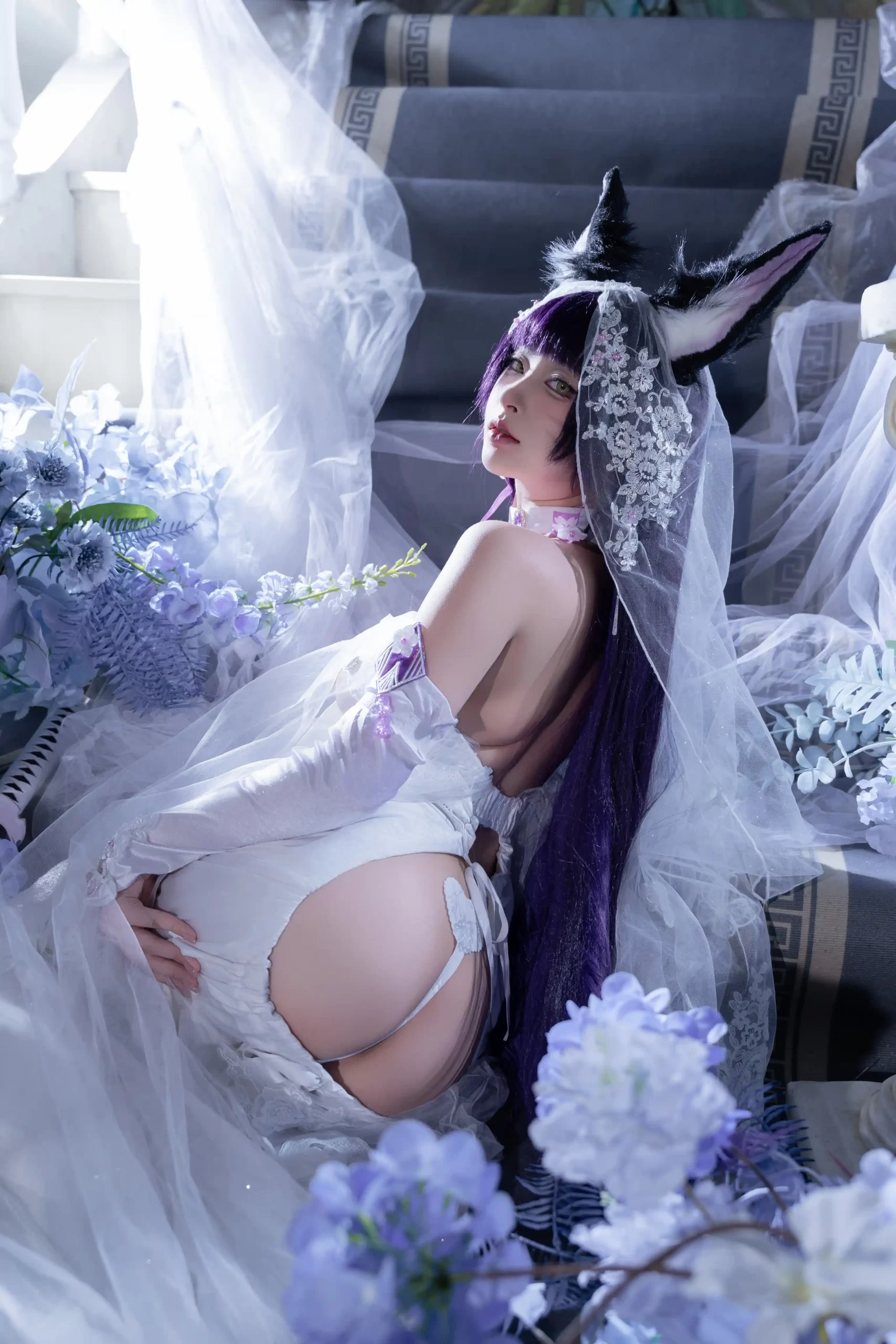 清水由乃 Qsyn0101 cosplay Musashi Wisteria Azur Lane 43 scaled