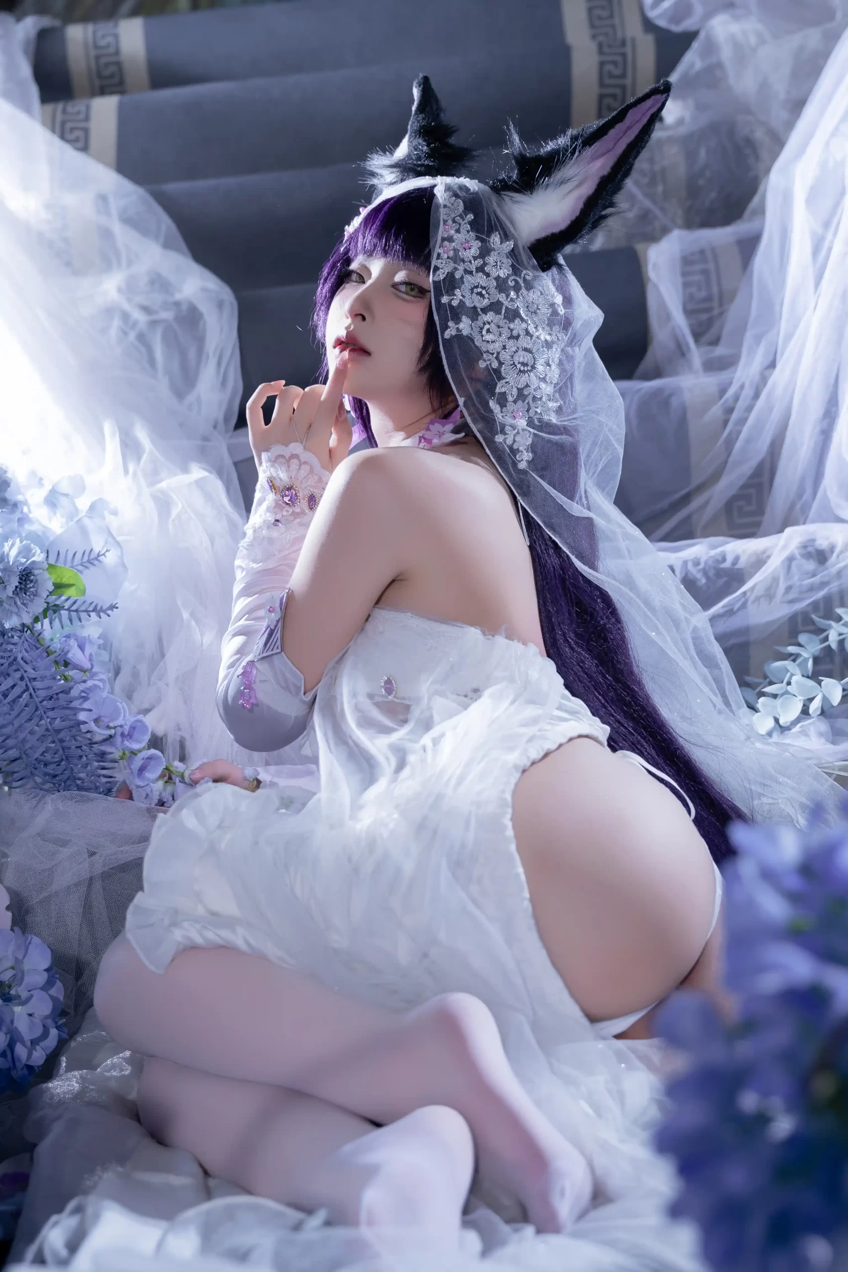 清水由乃 Qsyn0101 cosplay Musashi Wisteria Azur Lane 47 scaled