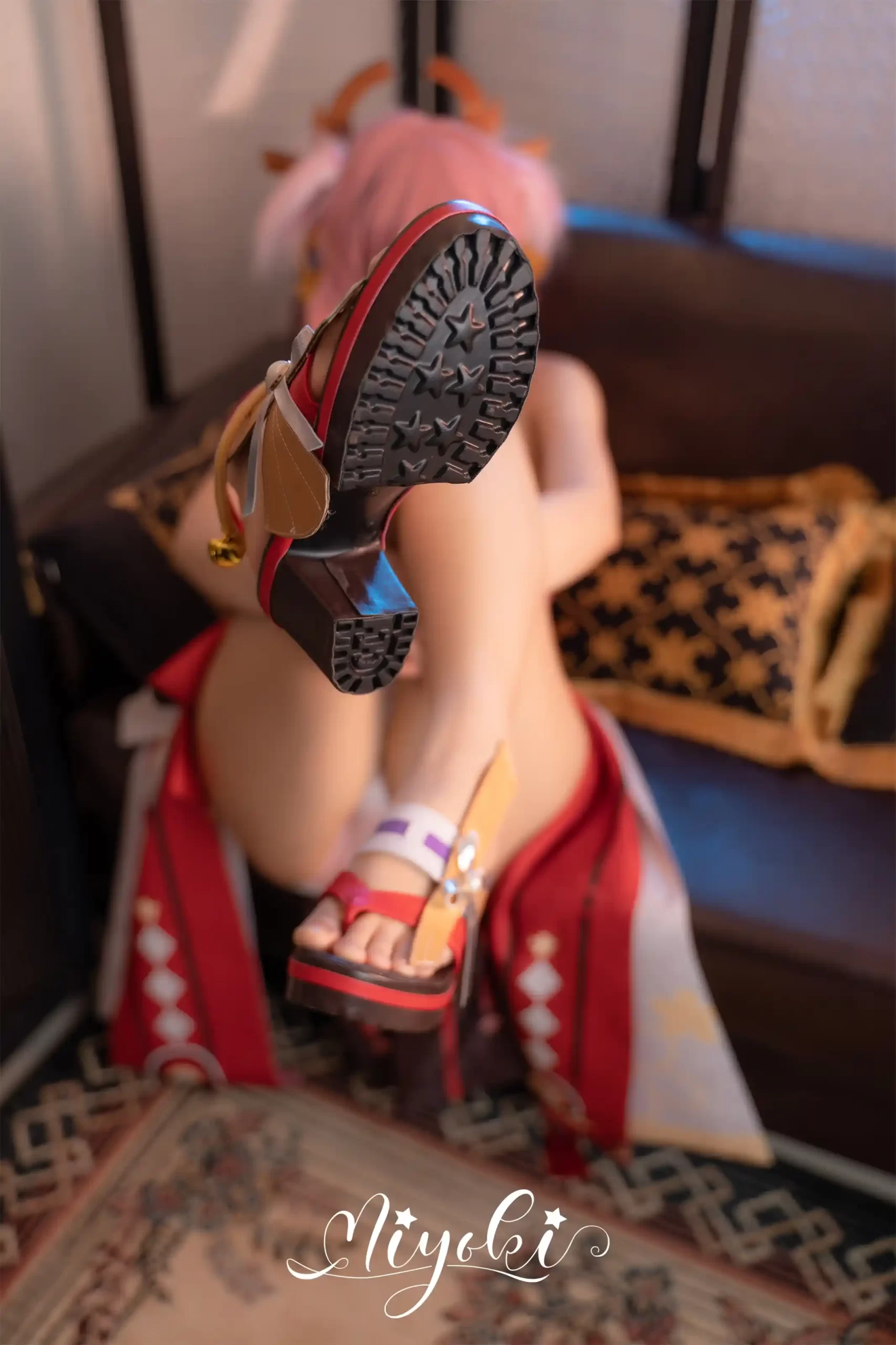 铃木美咲 Misaki Suzuki cosplay Yae Miko Genshin Impact 9 scaled