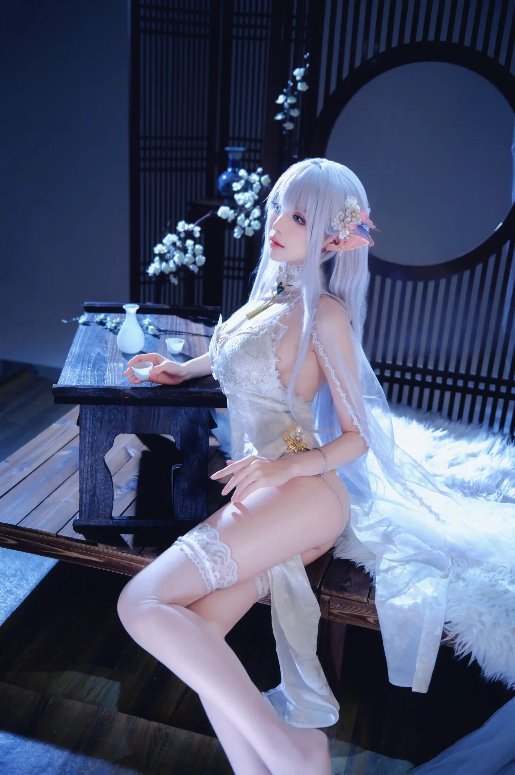 鹿初 Shika hatsu cosplay Albion Azur Lane 9 scaled