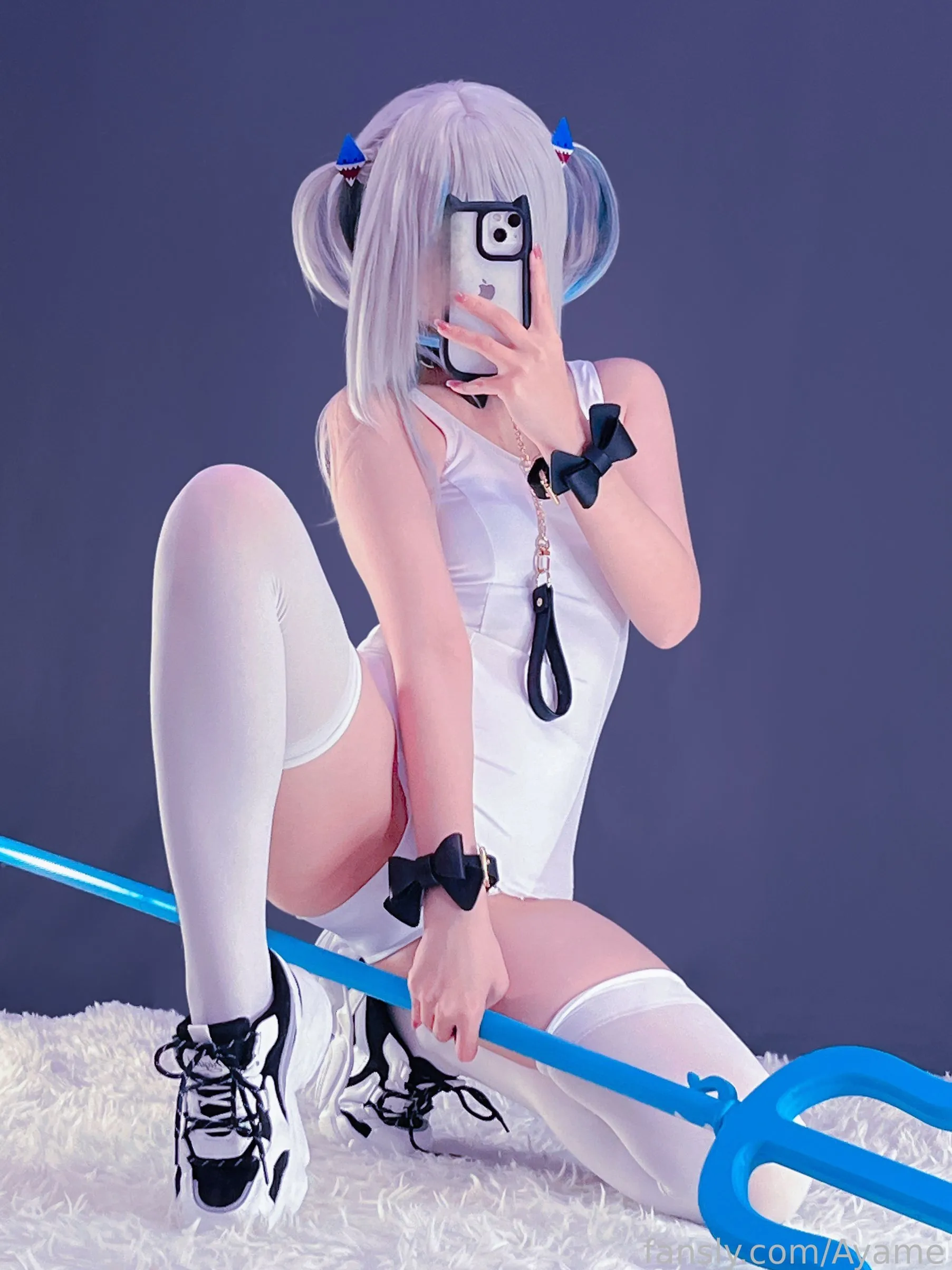 Ayame Base Gawr Gura Swimsuit Cosplay – Your Favorite Shark Just Became a Man-Eating Siren ♡ | Hololive