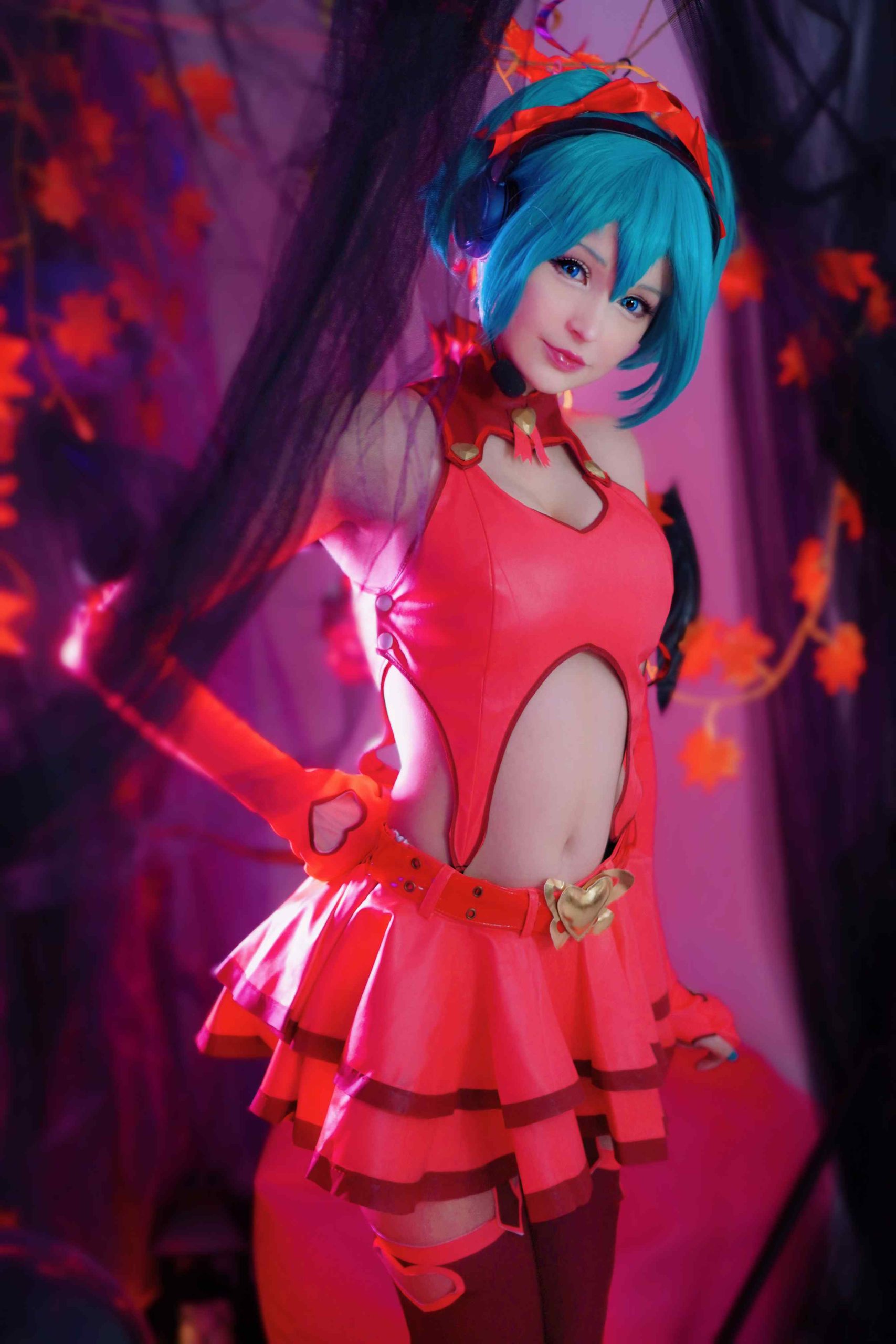 Hidori Rose cosplay Hatsune Miku Vocaloid 2 scaled