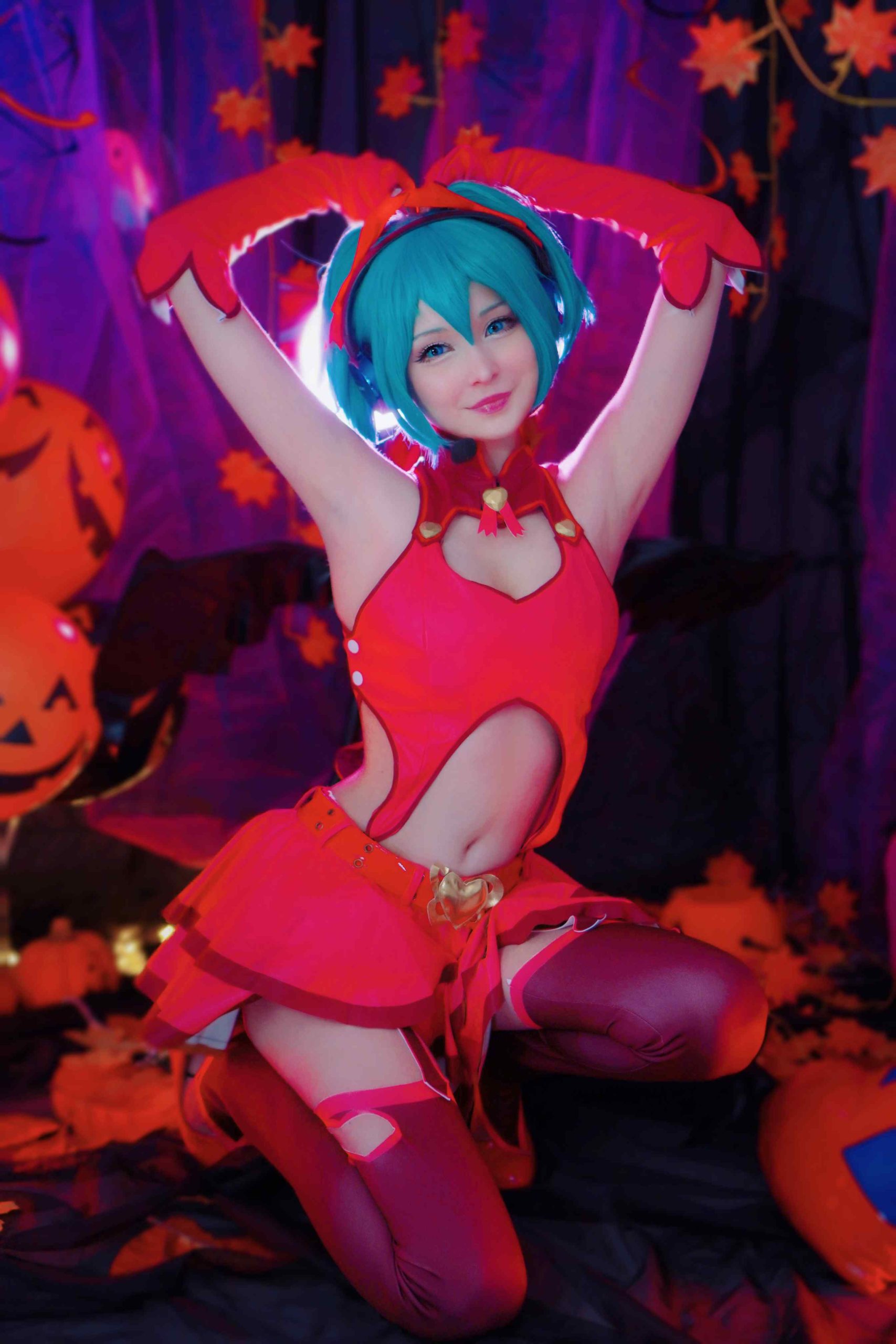 Hidori Rose cosplay Hatsune Miku Vocaloid 9 scaled