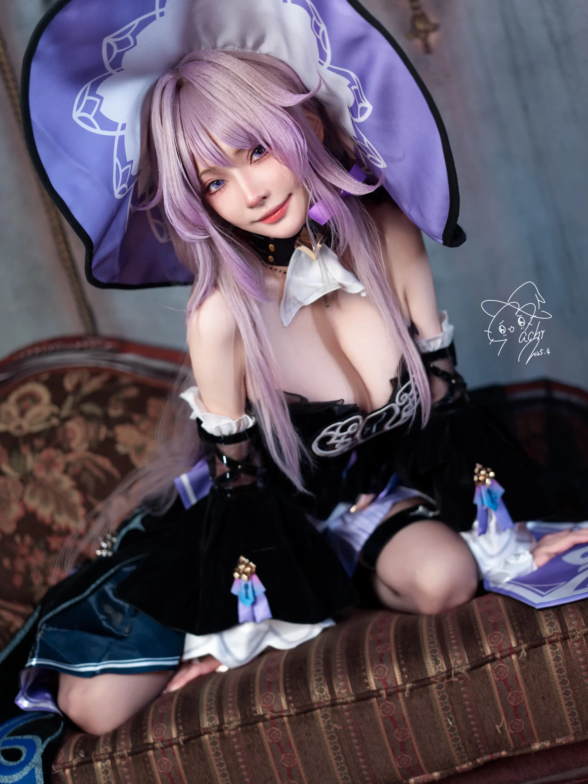 Machi馬吉 cosplay The Herta HonkaiStar Rail 24 scaled