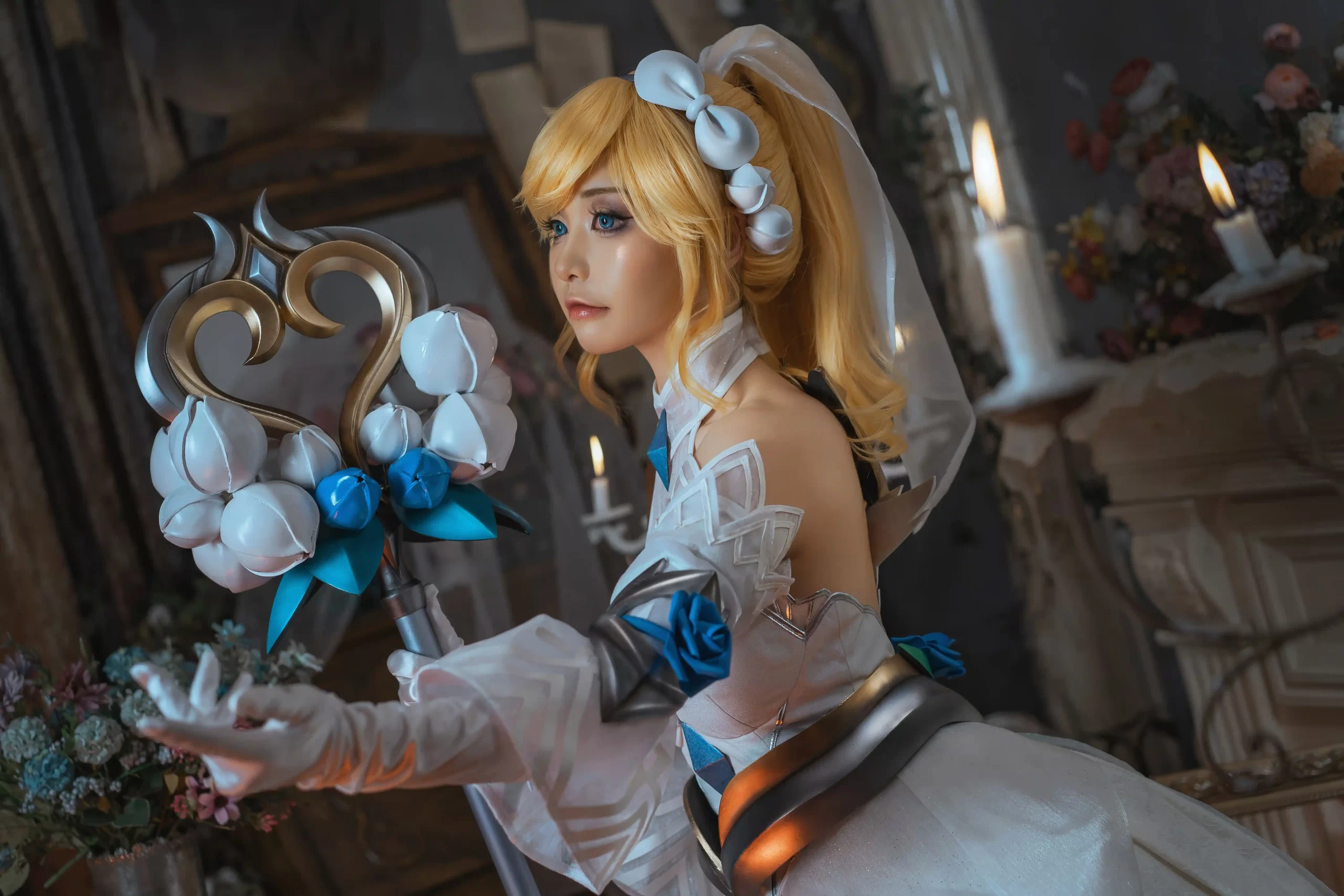 Nekokoyoshi 爆机少女喵小吉 cosplay Lux League of Legends 5 scaled