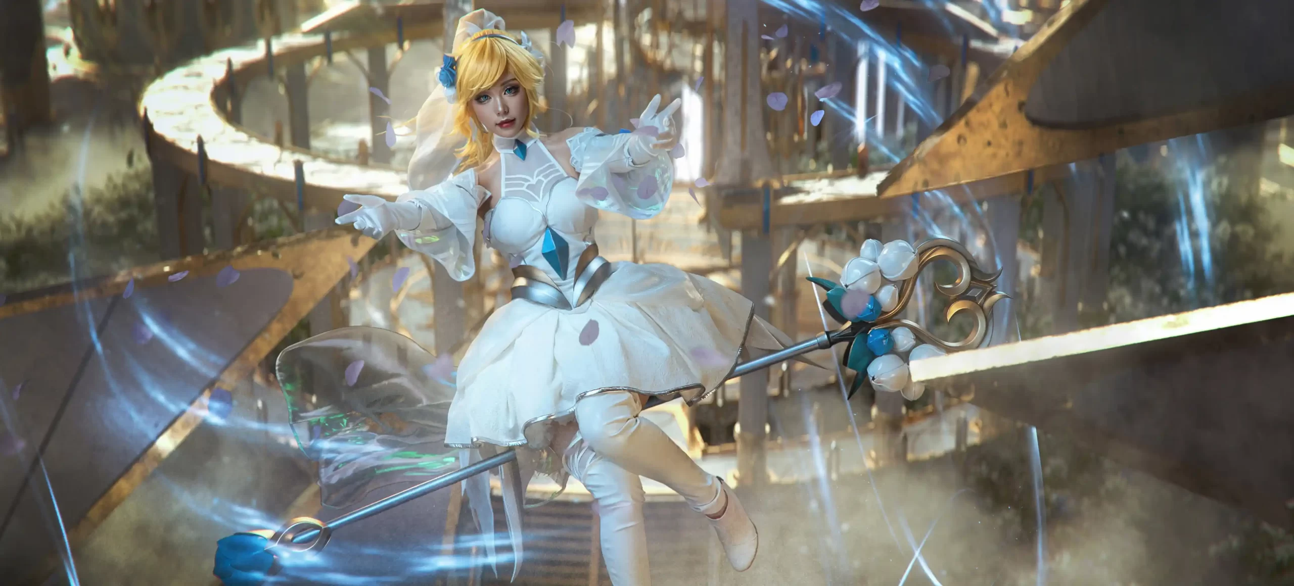 Nekokoyoshi 爆机少女喵小吉 cosplay Lux League of Legends 41 scaled