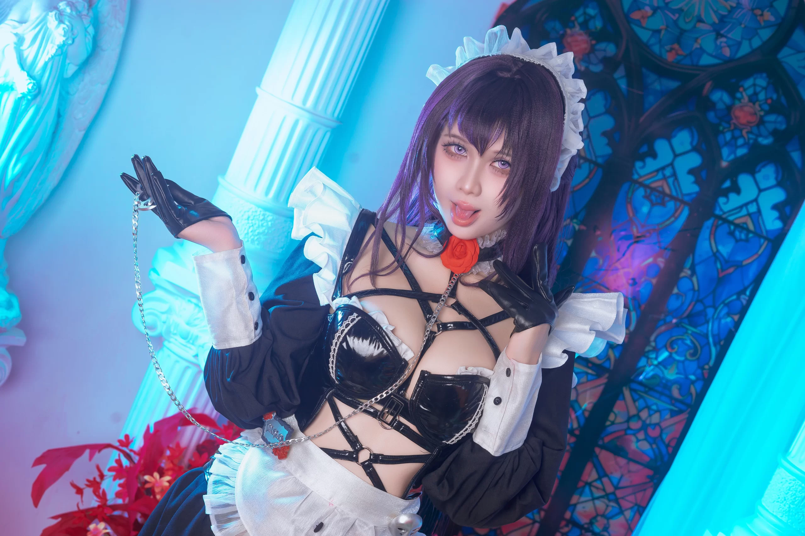 Pyoncos ピオン cosplay Mihara Memorial Cafe NIKKE 1 scaled