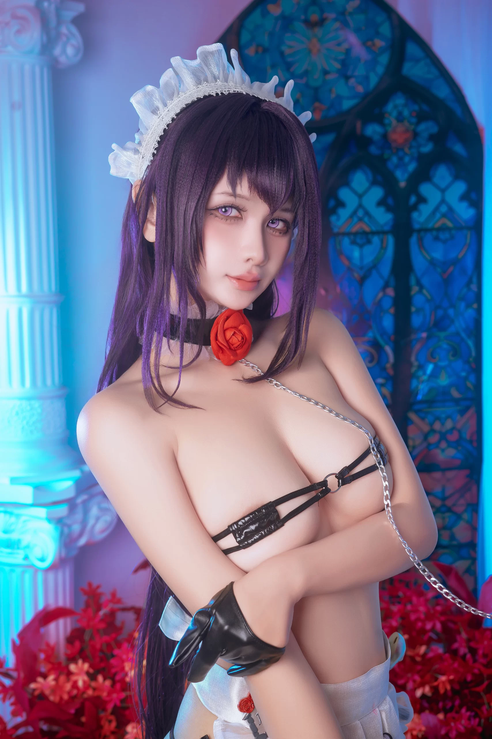 Pyoncos ピオン cosplay Mihara Memorial Cafe NIKKE 18 scaled