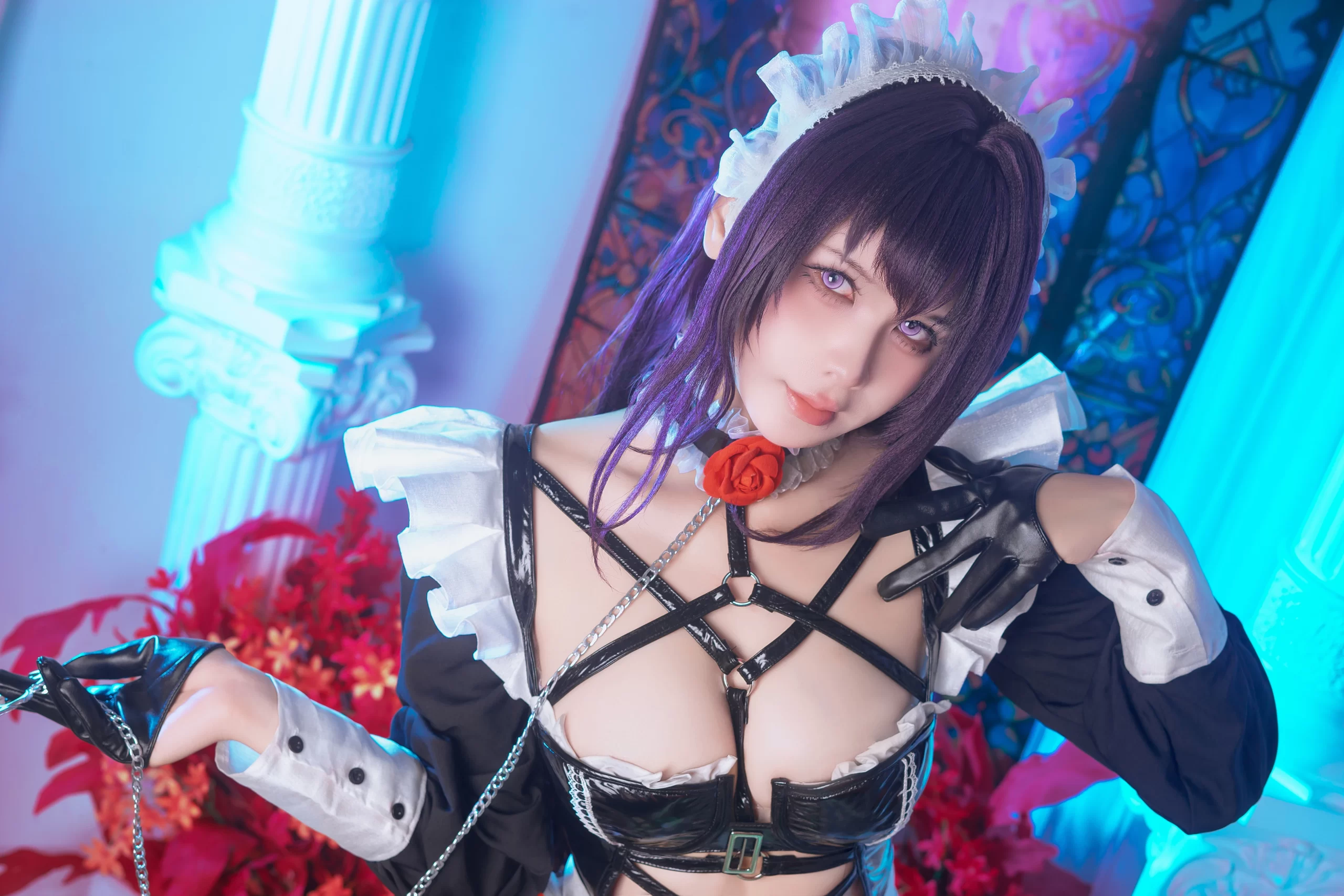 Pyoncos ピオン cosplay Mihara Memorial Cafe NIKKE 7 scaled