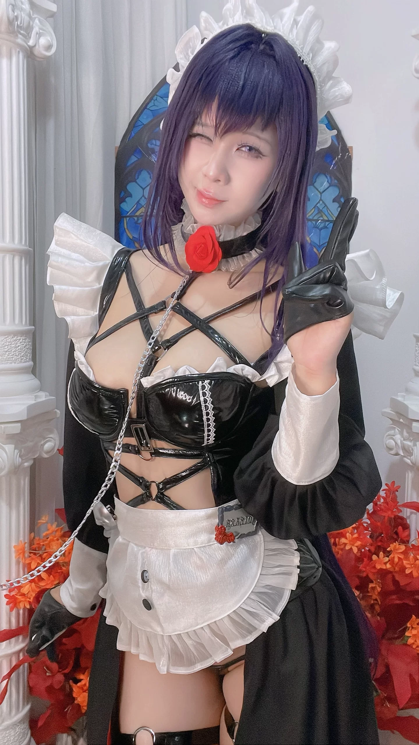 Pyoncos ピオン cosplay Mihara Memorial Cafe NIKKE 49 scaled