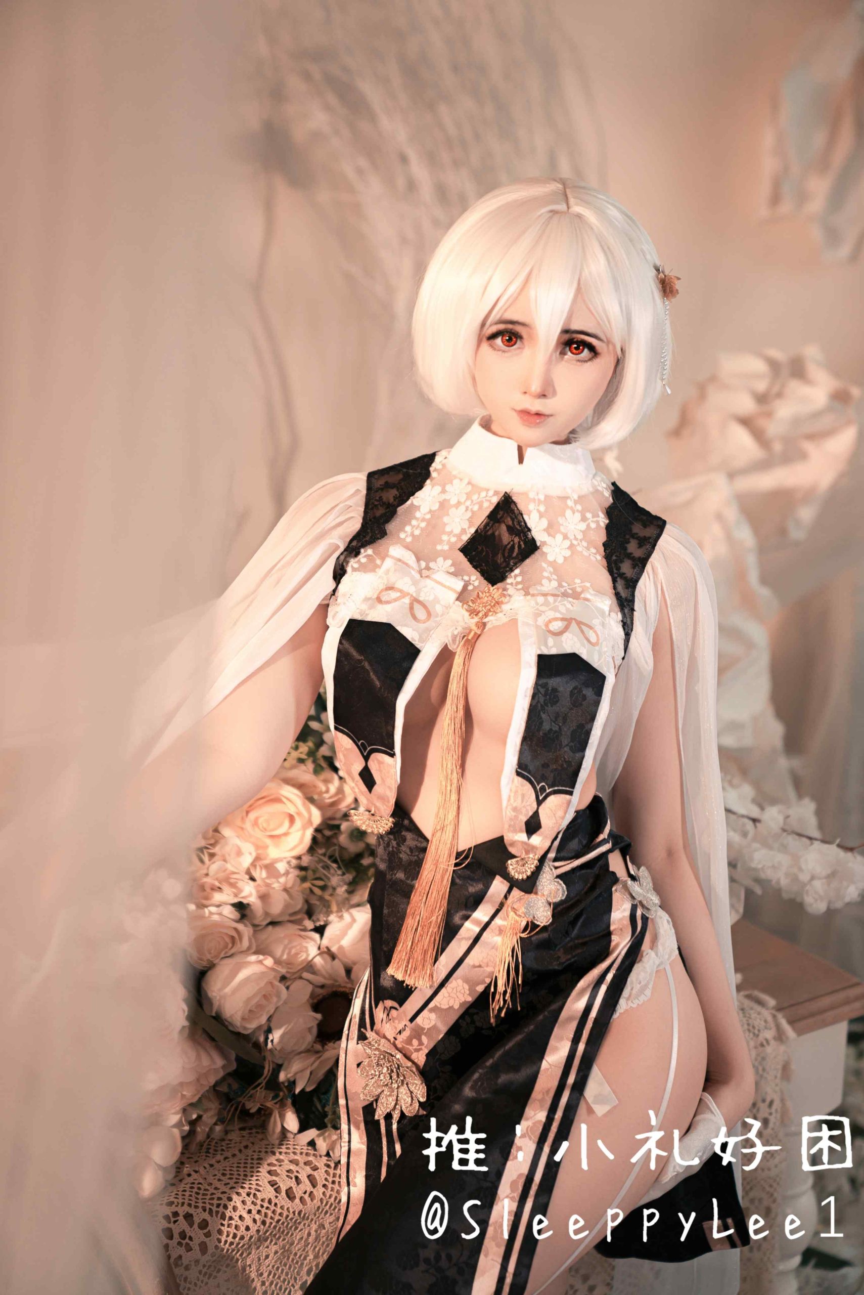 SleeppyLee1 小礼好困 cosplay Sirius Azur Lane 29 scaled