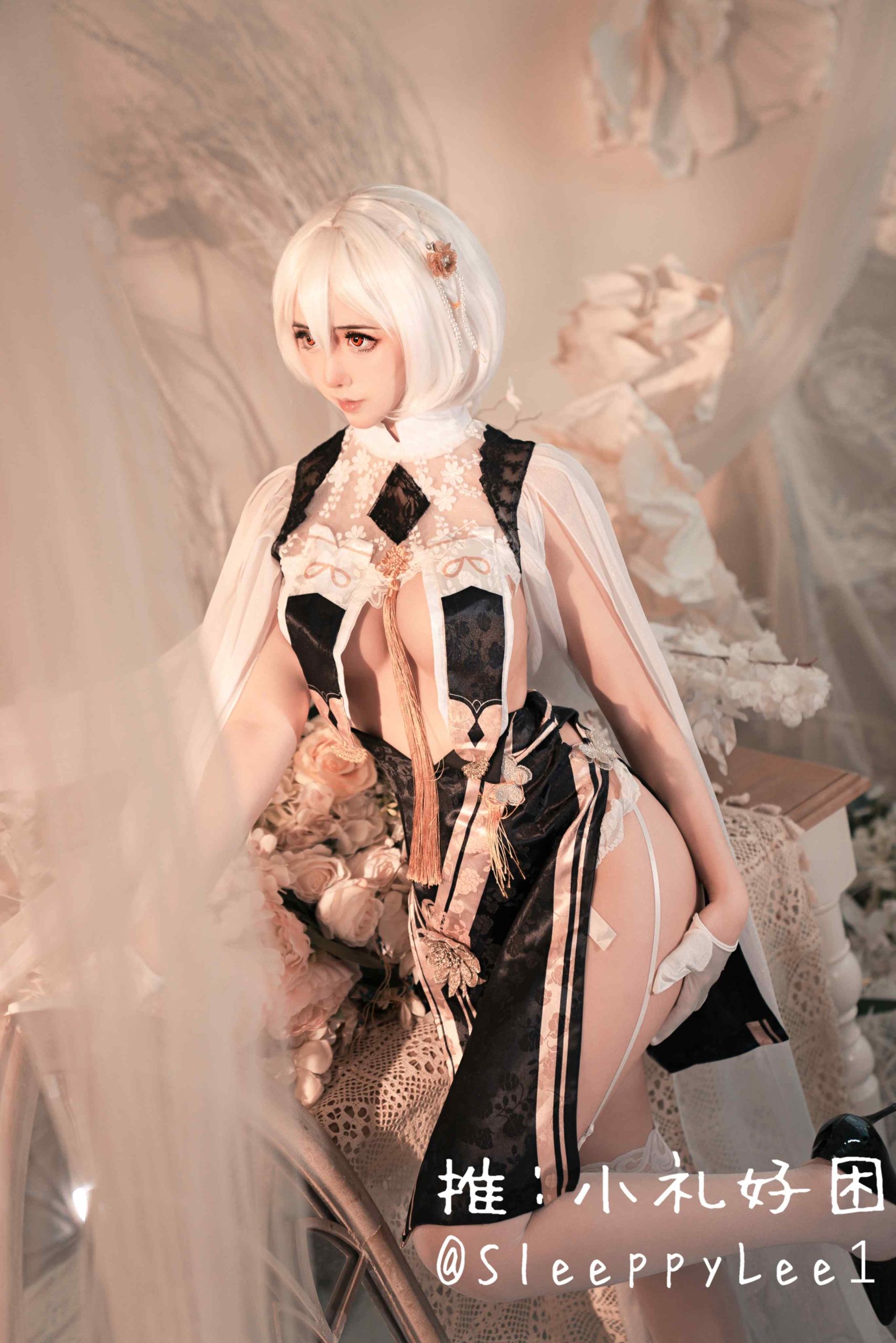 SleeppyLee1 小礼好困 cosplay Sirius Azur Lane 36 scaled