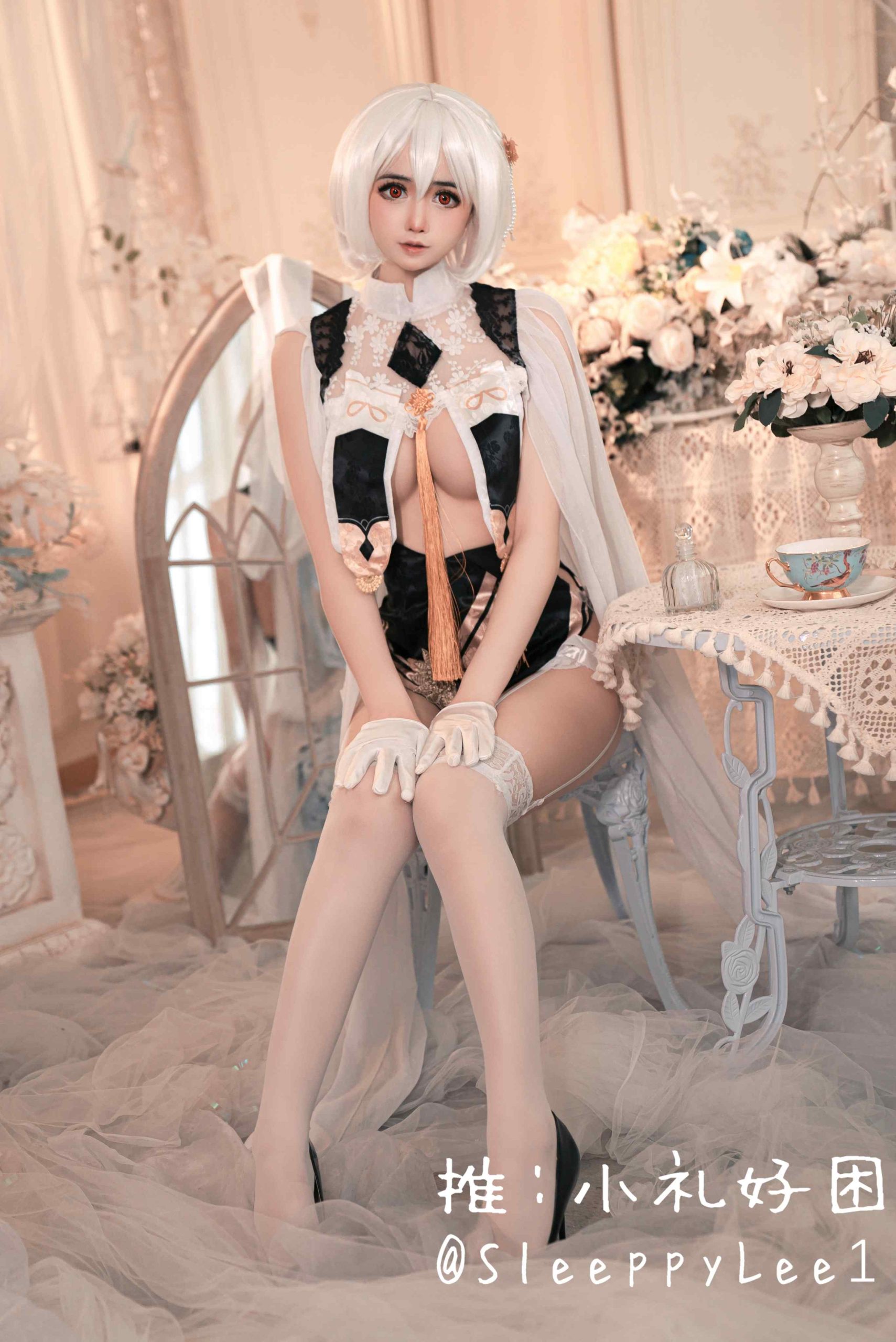 SleeppyLee1 小礼好困 cosplay Sirius Azur Lane 38 scaled