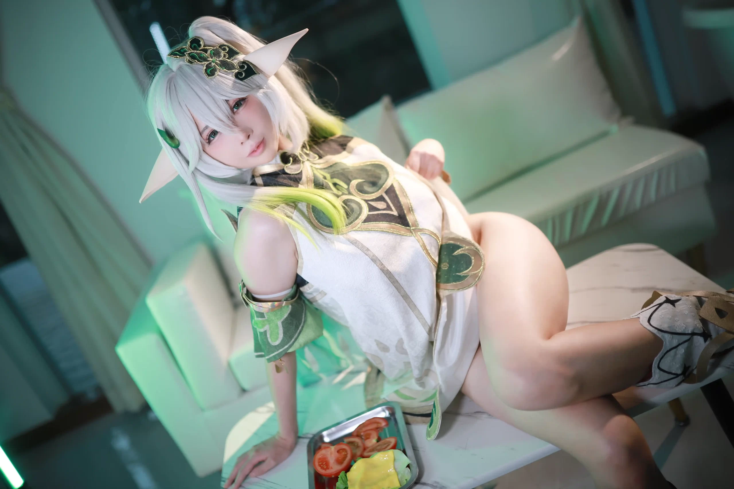 上杉绘梨落 Uesugi hui Nashi Ochi cosplay Nahida Genshin Impact 15 scaled