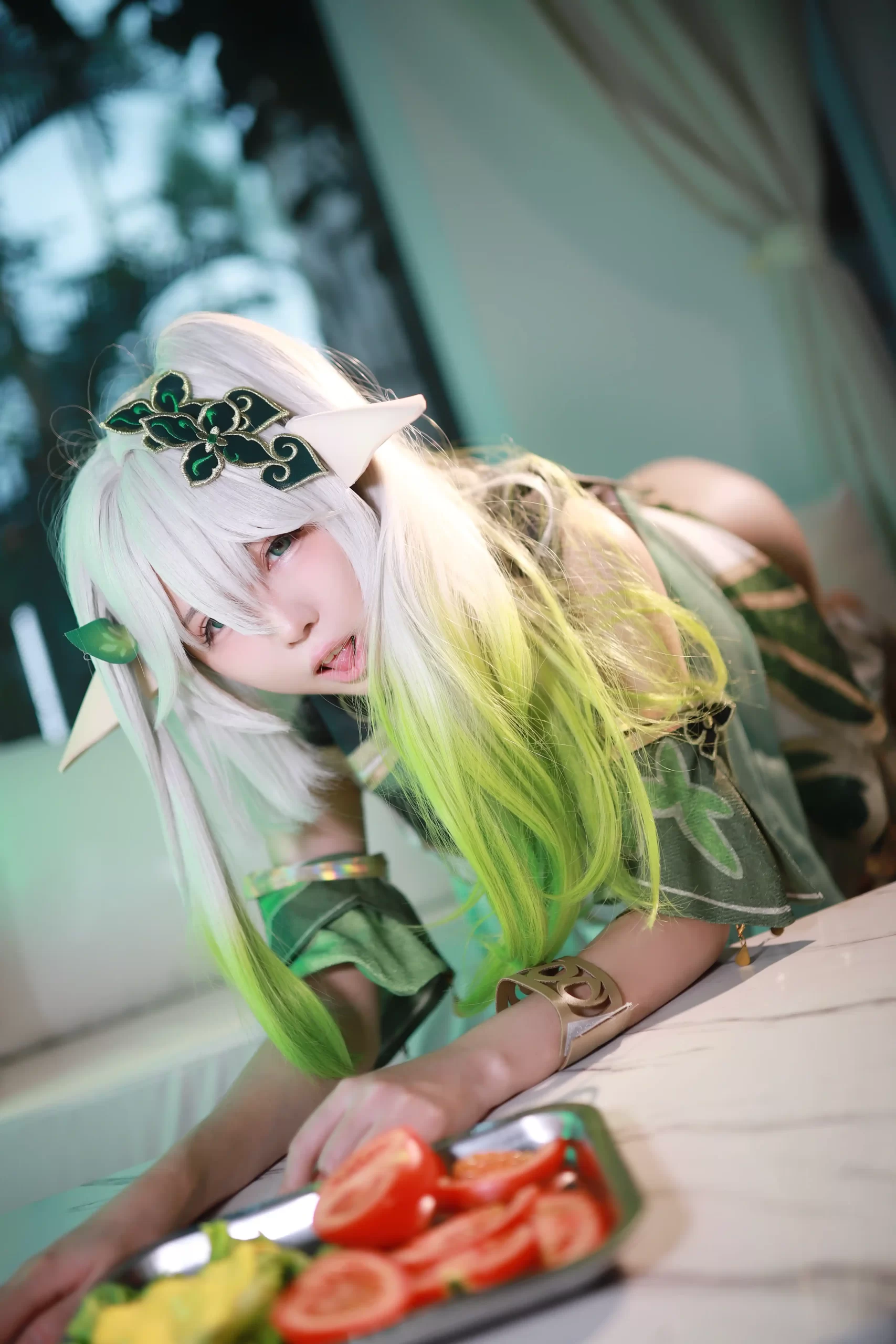 上杉绘梨落 Uesugi hui Nashi Ochi cosplay Nahida Genshin Impact 40 scaled