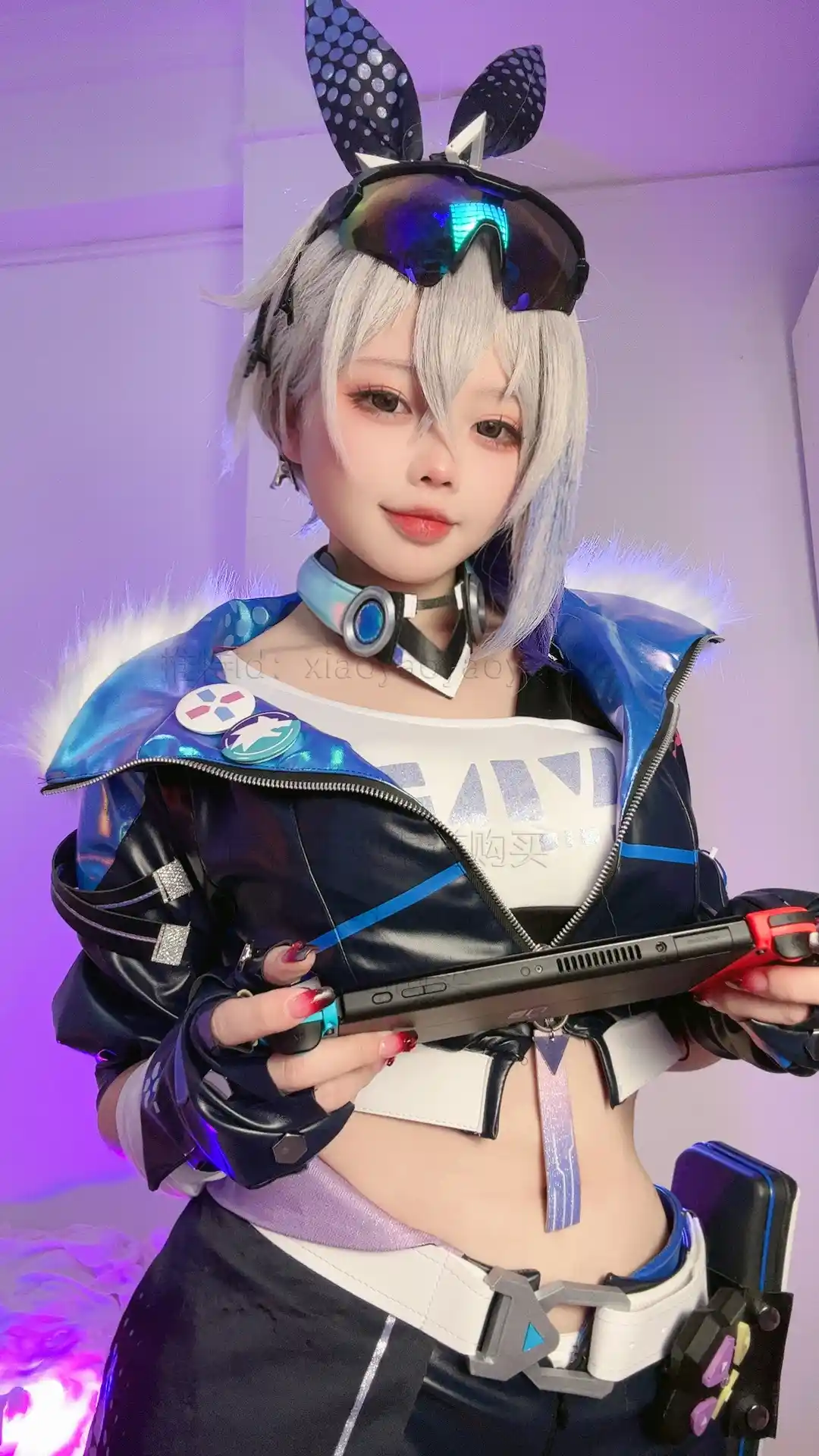 小瑶幺幺 xiaoyaoyaoyao12 cosplay Silver Wolf – HonkaiStar Rail 1