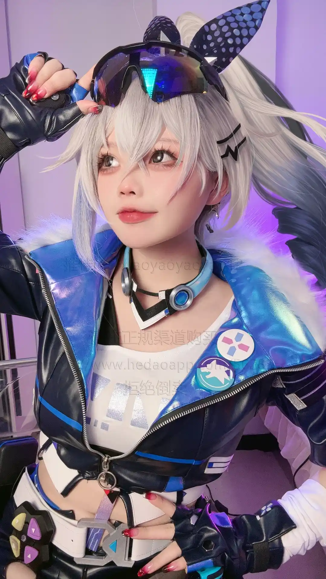 小瑶幺幺 xiaoyaoyaoyao12 cosplay Silver Wolf – HonkaiStar Rail 10