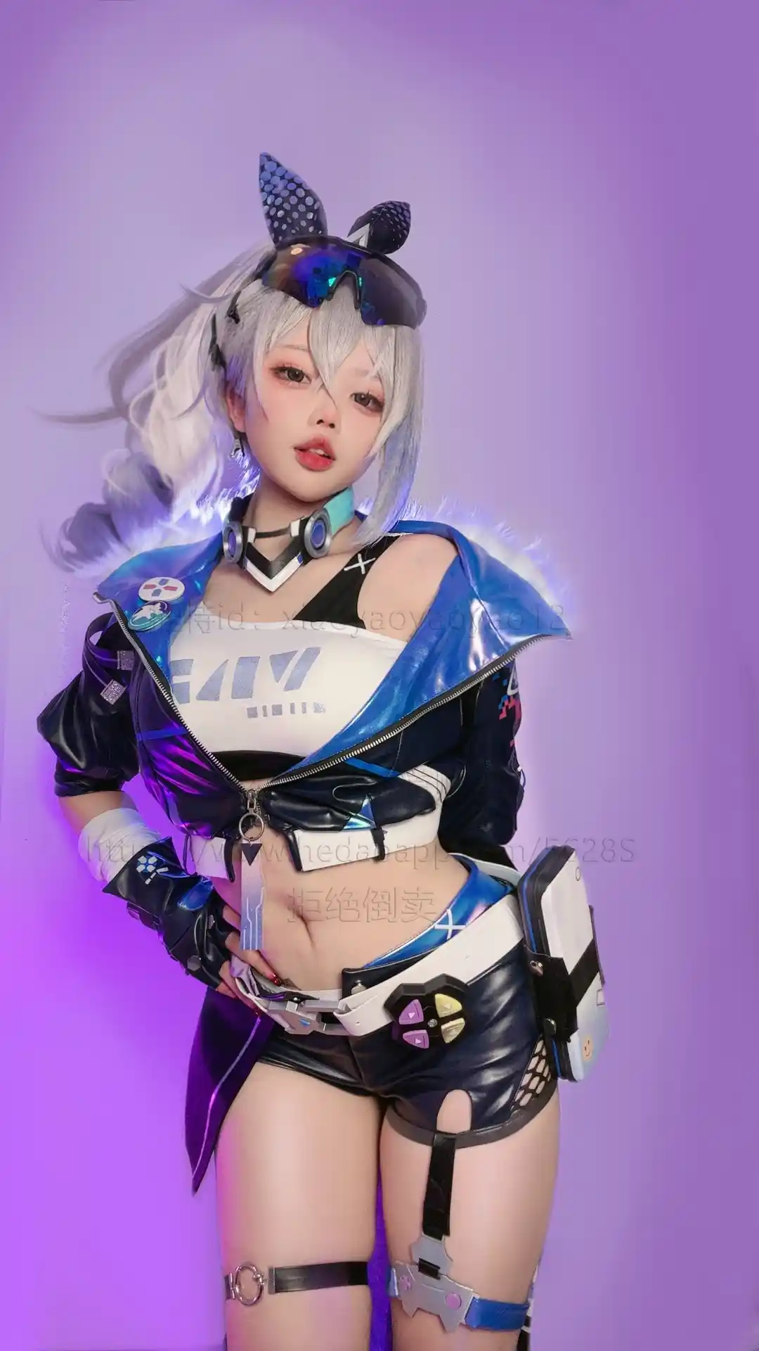 小瑶幺幺 xiaoyaoyaoyao12 cosplay Silver Wolf – HonkaiStar Rail 14