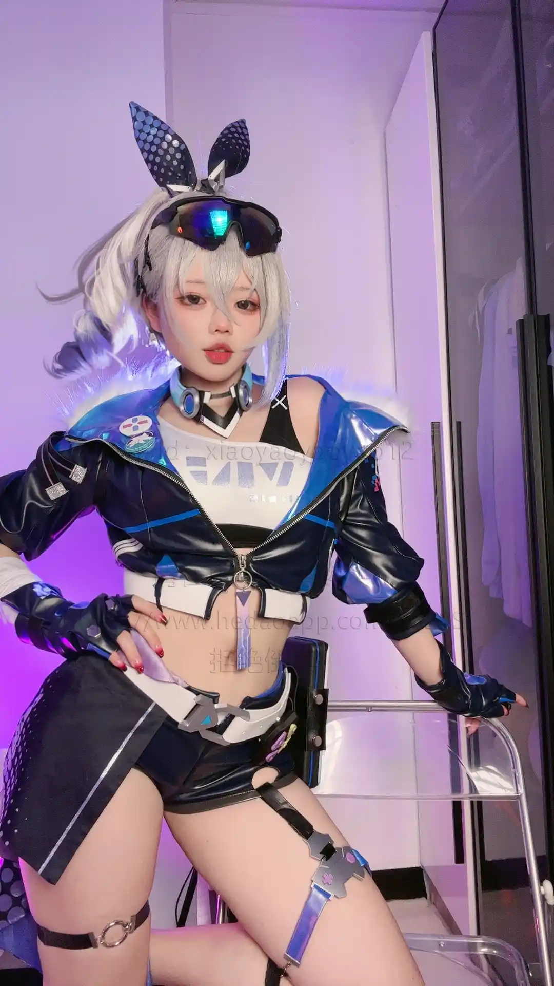小瑶幺幺 xiaoyaoyaoyao12 cosplay Silver Wolf – HonkaiStar Rail 15