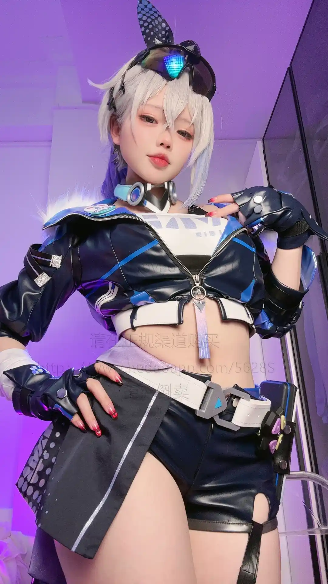 小瑶幺幺 xiaoyaoyaoyao12 cosplay Silver Wolf – HonkaiStar Rail 18