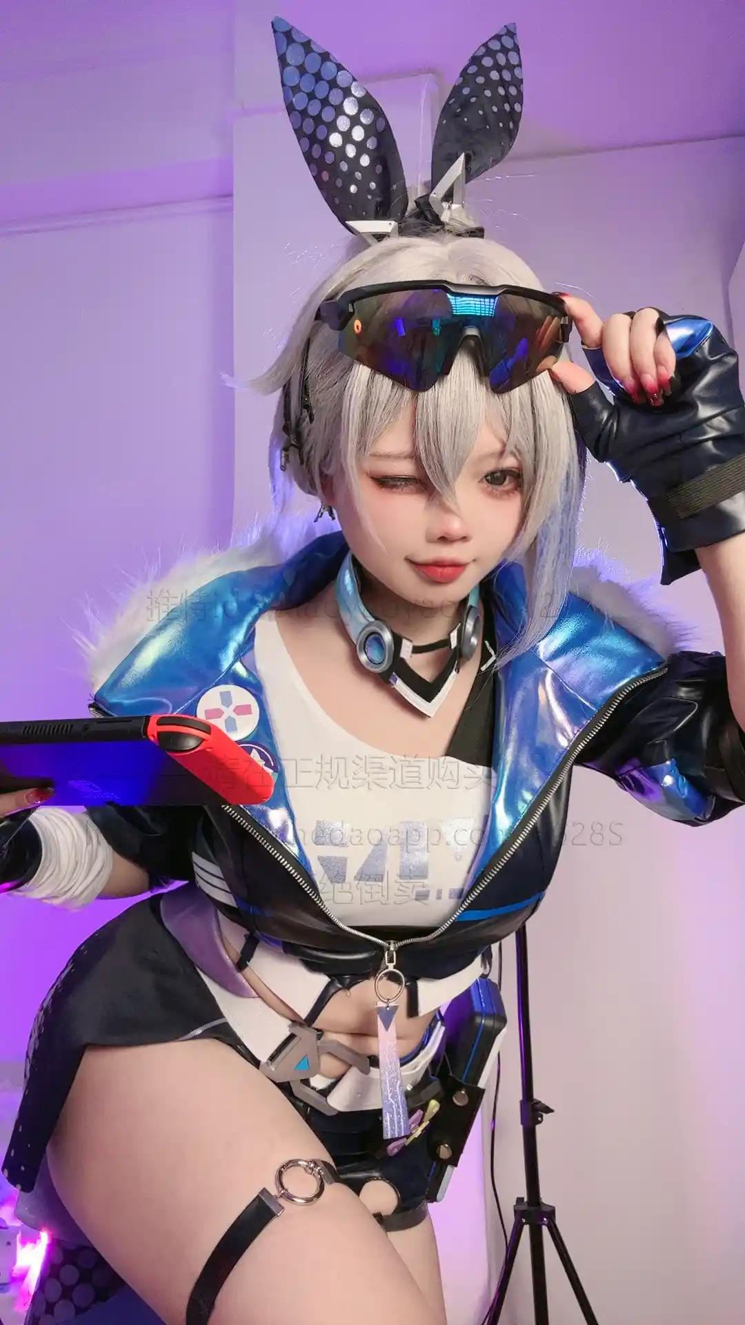 小瑶幺幺 xiaoyaoyaoyao12 cosplay Silver Wolf – HonkaiStar Rail 2