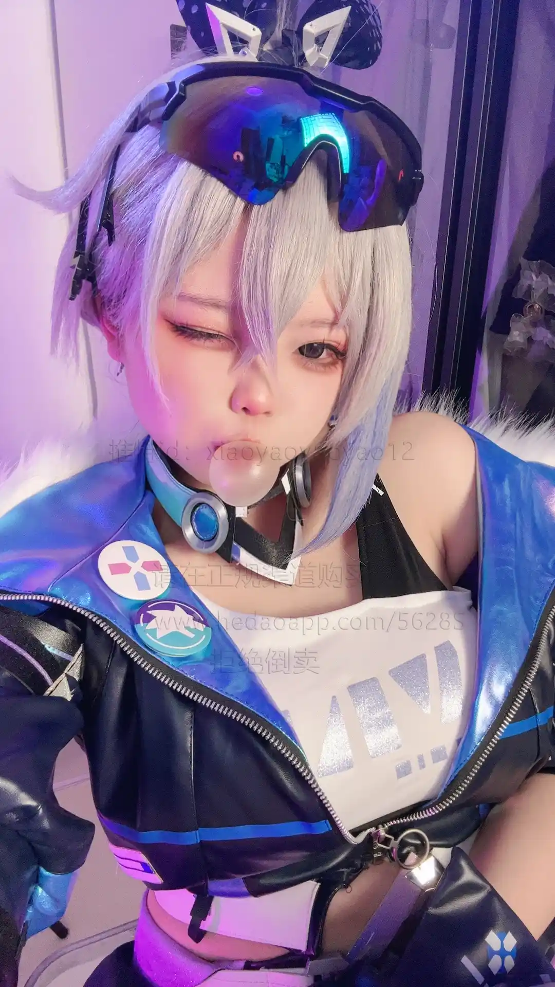 小瑶幺幺 xiaoyaoyaoyao12 cosplay Silver Wolf – HonkaiStar Rail 22