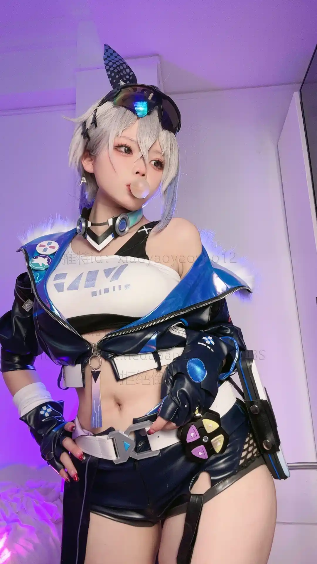 小瑶幺幺 xiaoyaoyaoyao12 cosplay Silver Wolf – HonkaiStar Rail 27