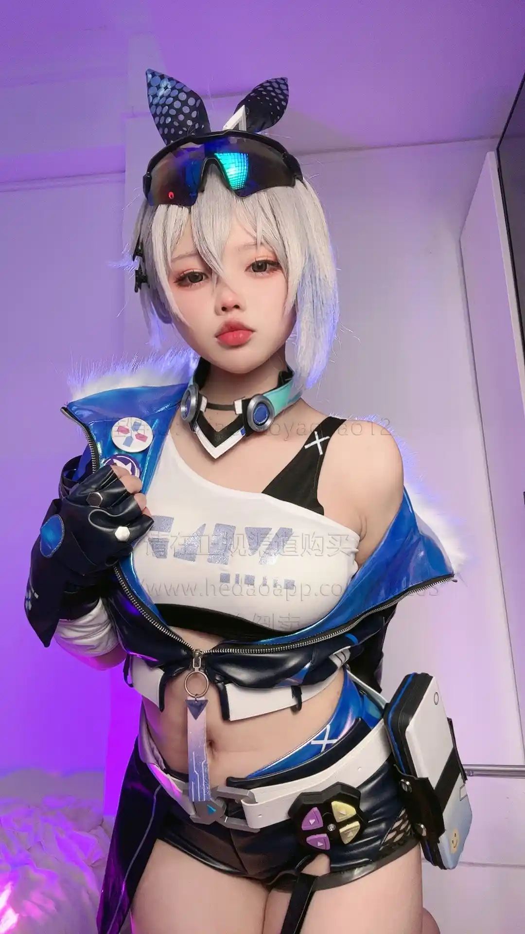 小瑶幺幺 xiaoyaoyaoyao12 cosplay Silver Wolf – HonkaiStar Rail 28