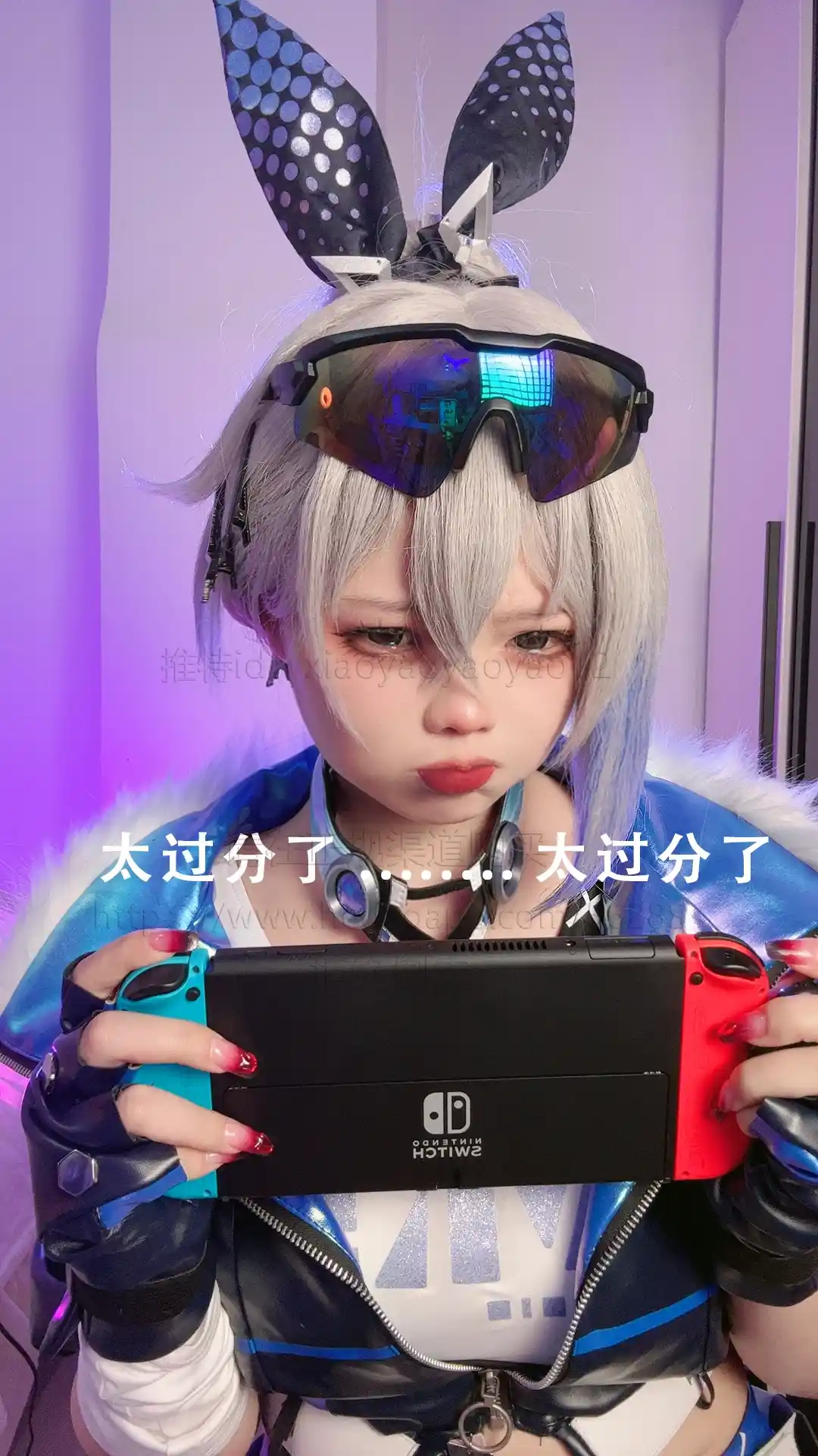 小瑶幺幺 xiaoyaoyaoyao12 cosplay Silver Wolf – HonkaiStar Rail 9