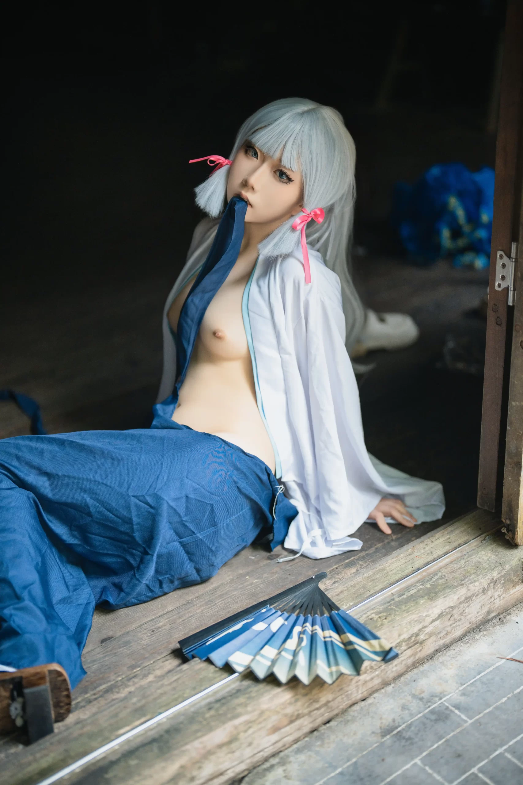 摄影师翎梵 Sheying Shi Ling Fan cosplay Ayaka Kamisato Kendo Genshin Impact 7 scaled