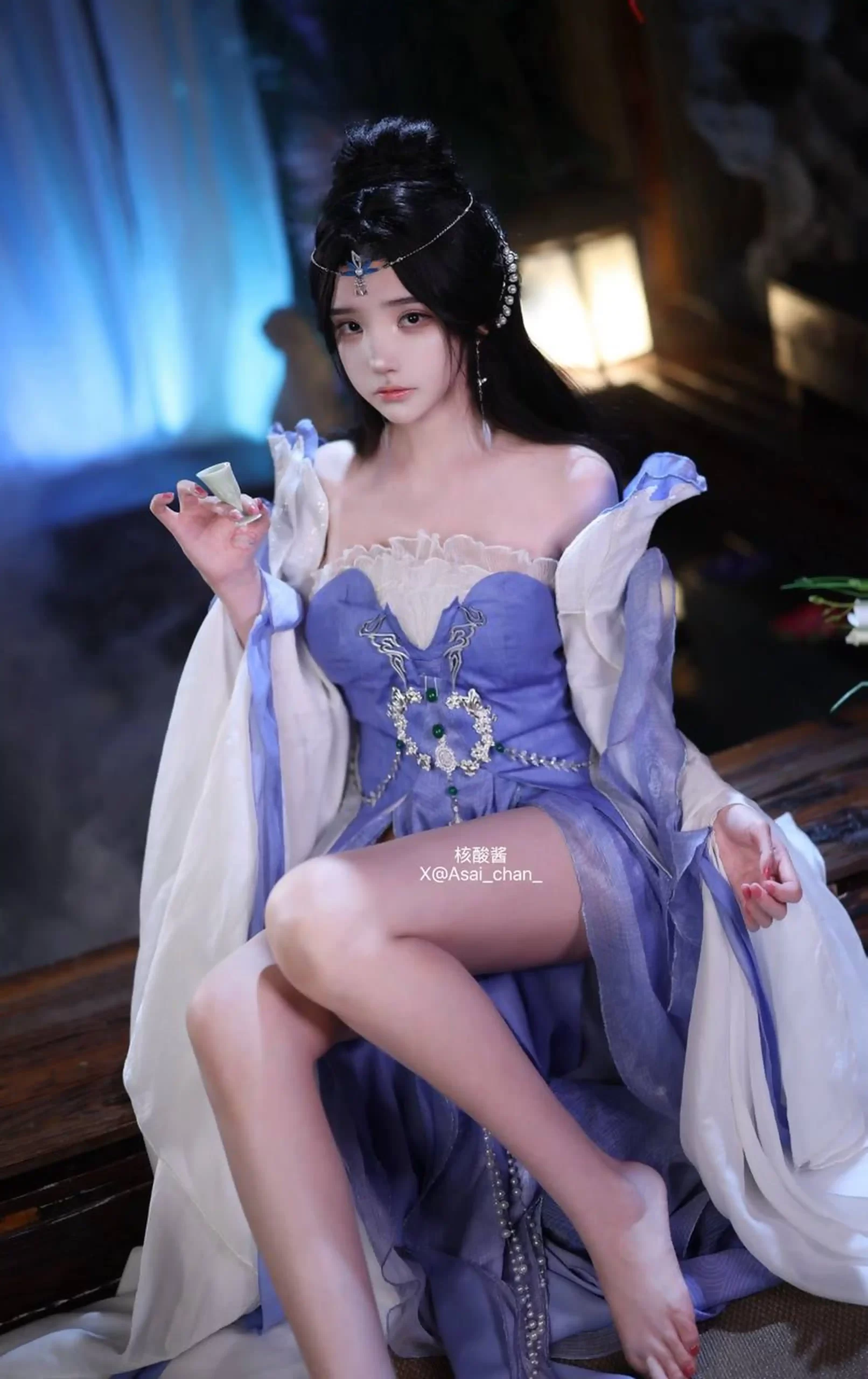 核酸酱 Asai chan cosplay Li Muwan Xian Ni 9 scaled