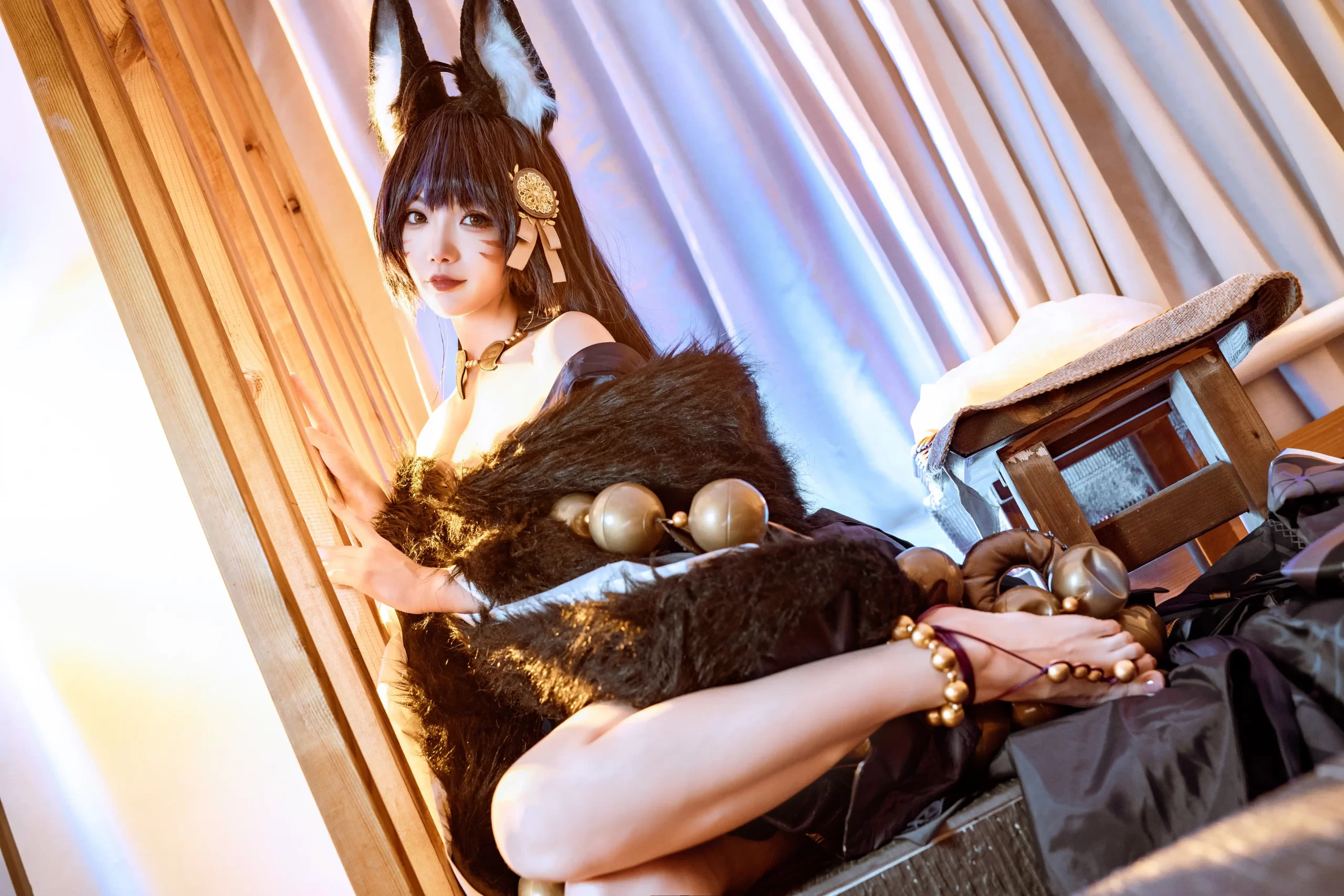 桃良阿宅 taoliangazhai cosplay Musashi Azur Lane 2 scaled
