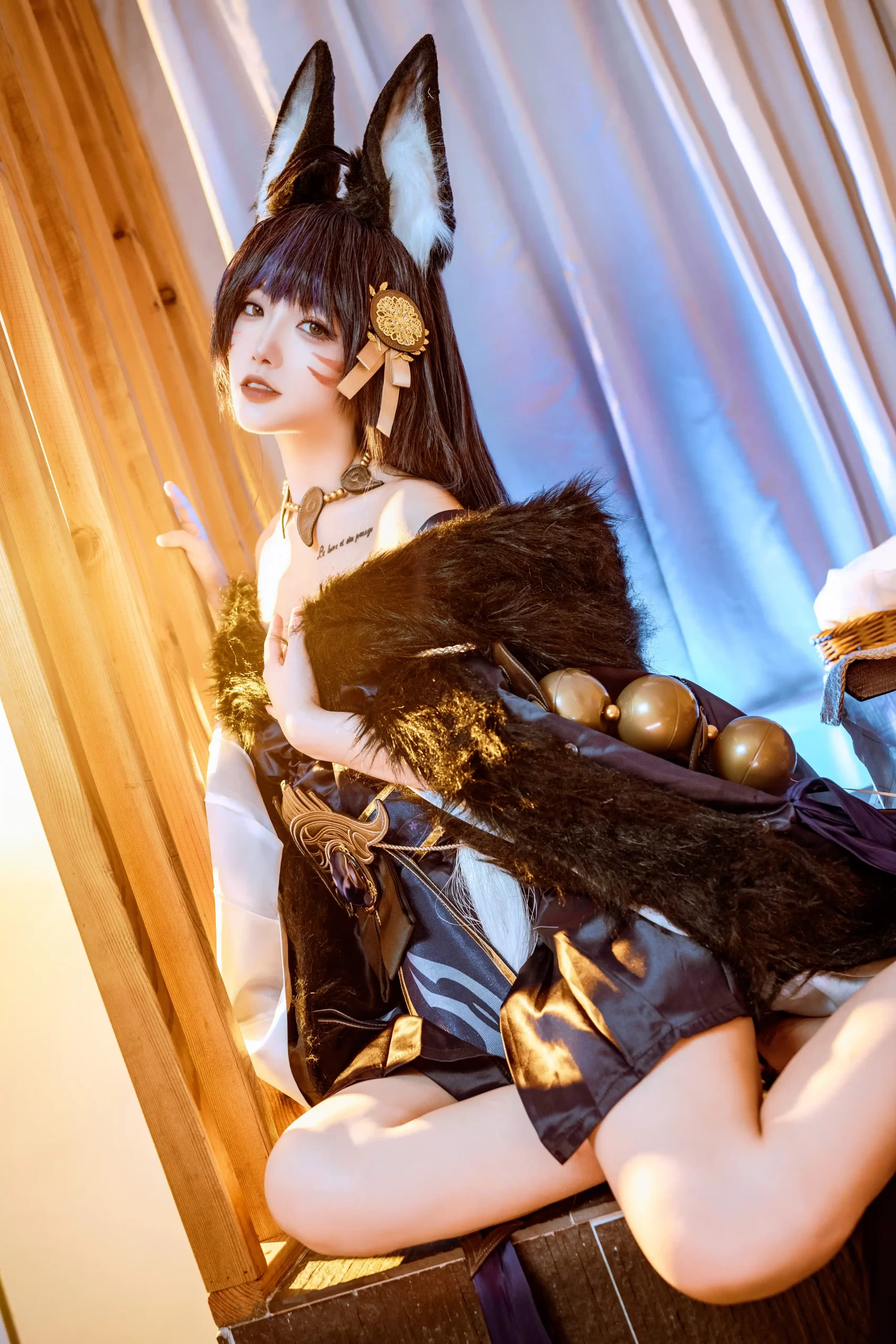 桃良阿宅 taoliangazhai cosplay Musashi Azur Lane 4 scaled