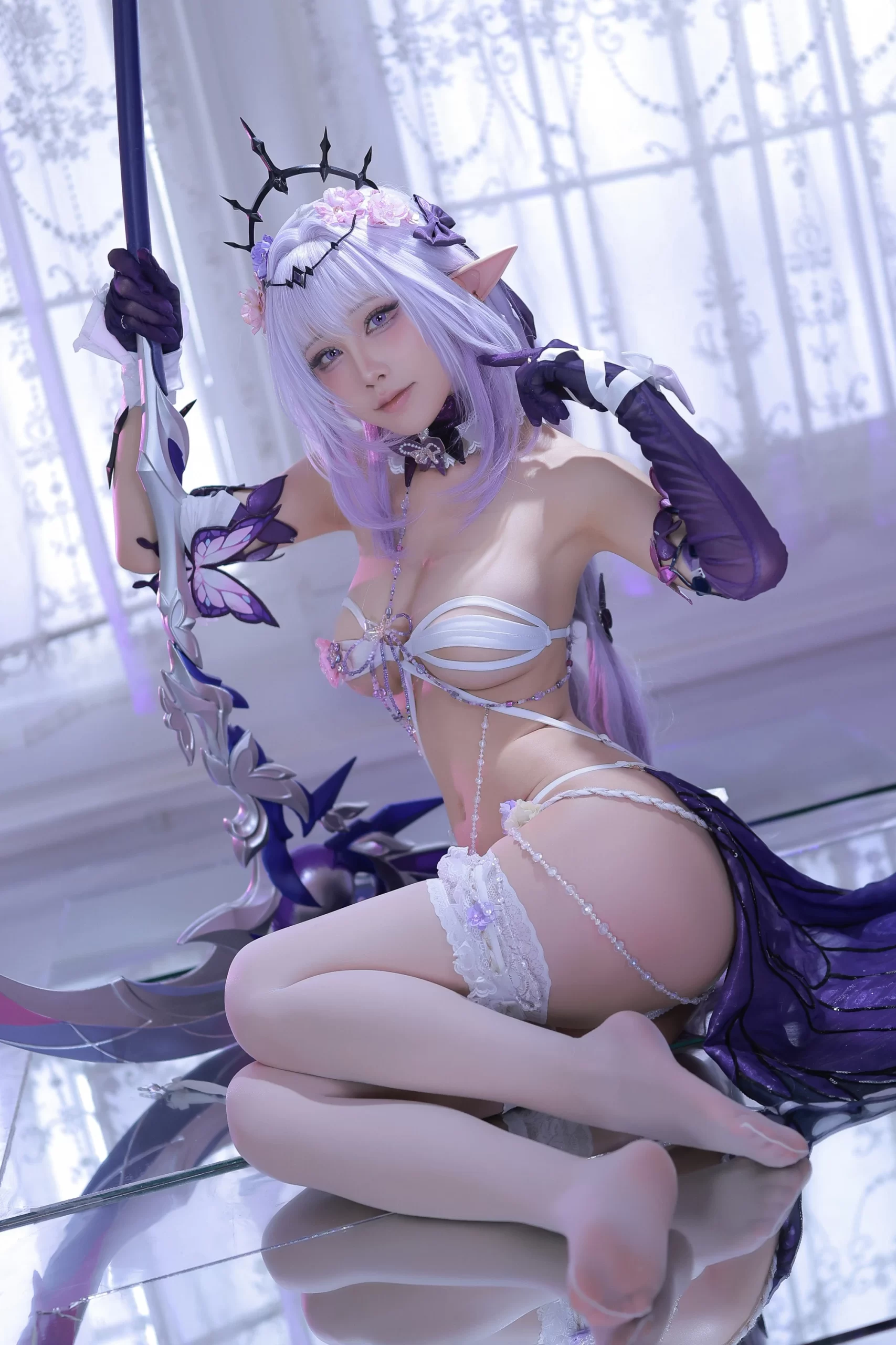 水淼Aqua cosplay Castorice HonkaiStar Rail 11 scaled
