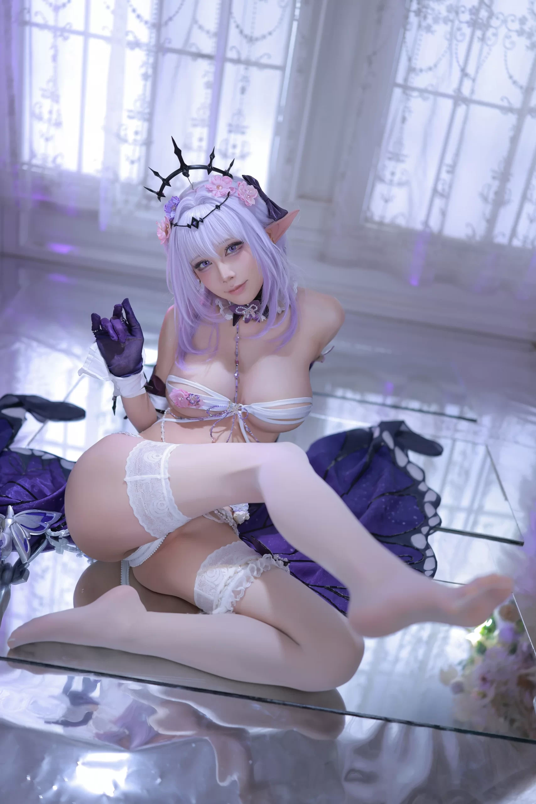 水淼Aqua cosplay Castorice HonkaiStar Rail 16 scaled